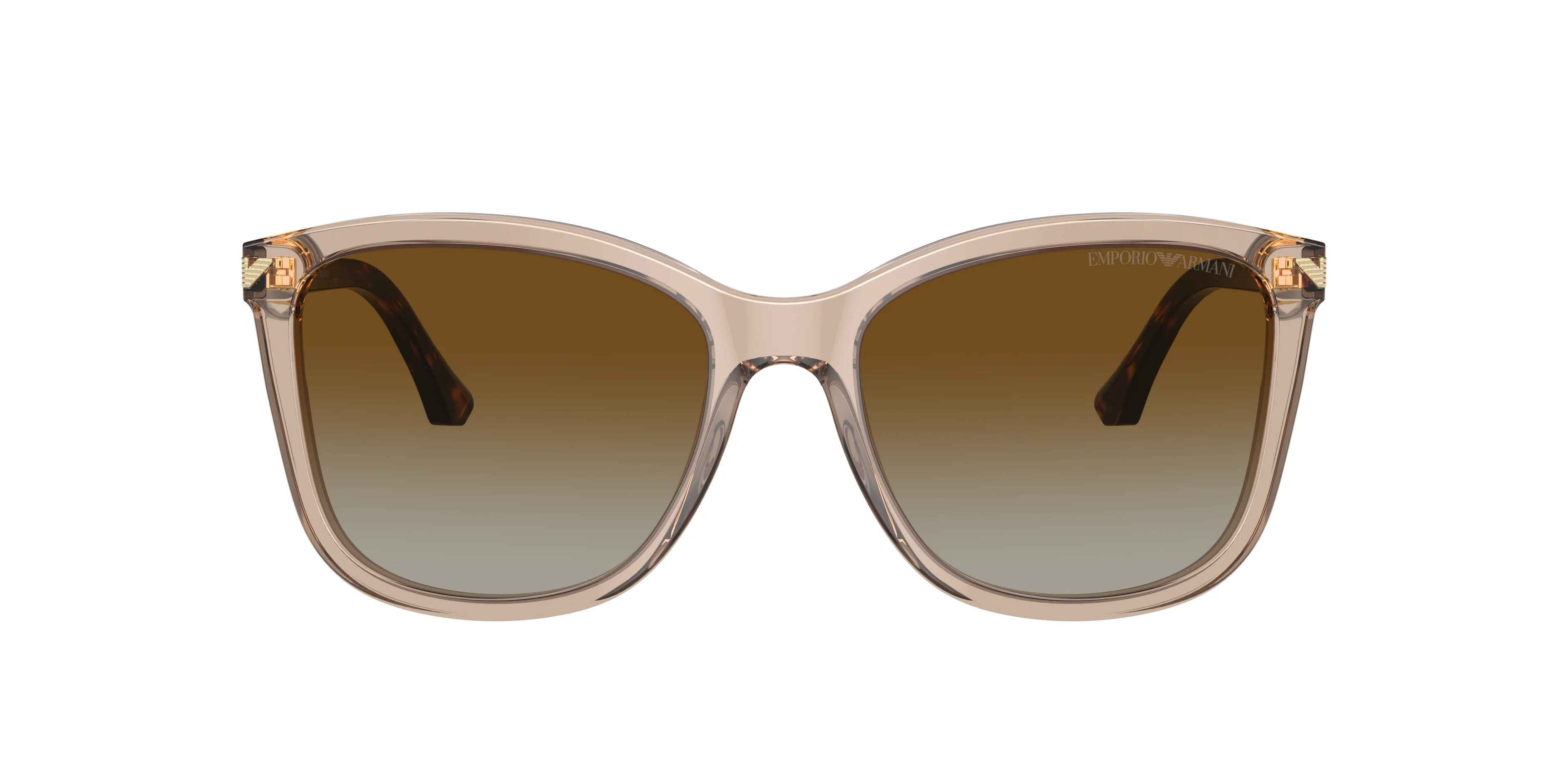 Emporio Armani napszemüveg - Transparent Tundra / Gradient Brown Polarized