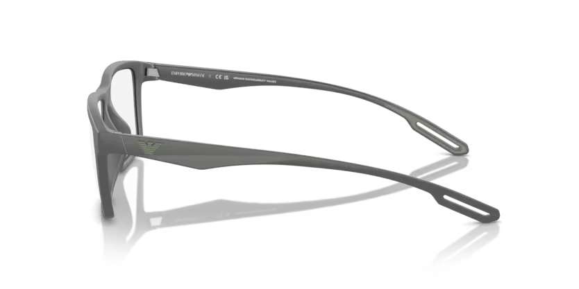 Emporio Armani napszemüveg - Matte Dark Grey / Clear + 2 lencse