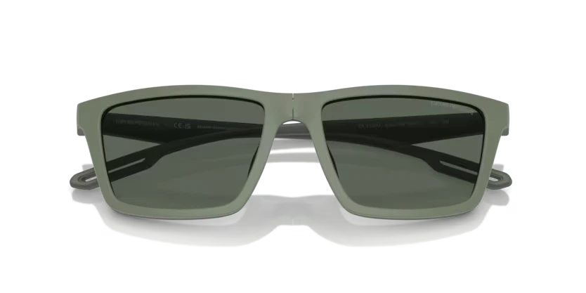 Emporio Armani napszemüveg - Matte Dark Grey / Clear + 2 lencse