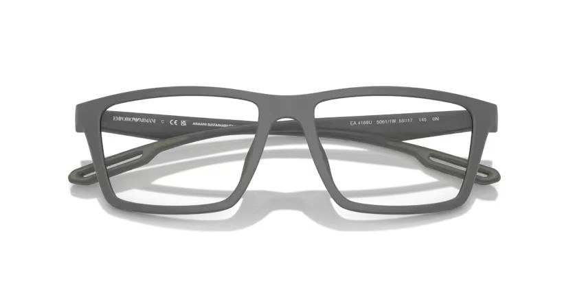 Emporio Armani napszemüveg - Matte Dark Grey / Clear + 2 lencse