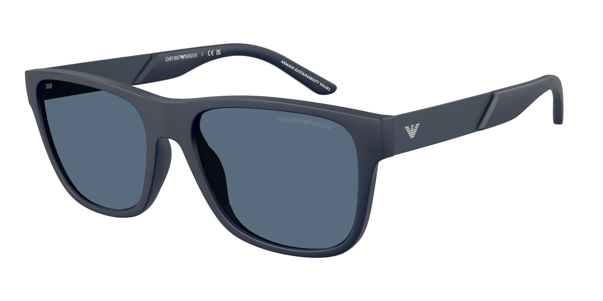 EMPORIO ARMANI napszemüveg - MATTE BLUE / DARK BLUE