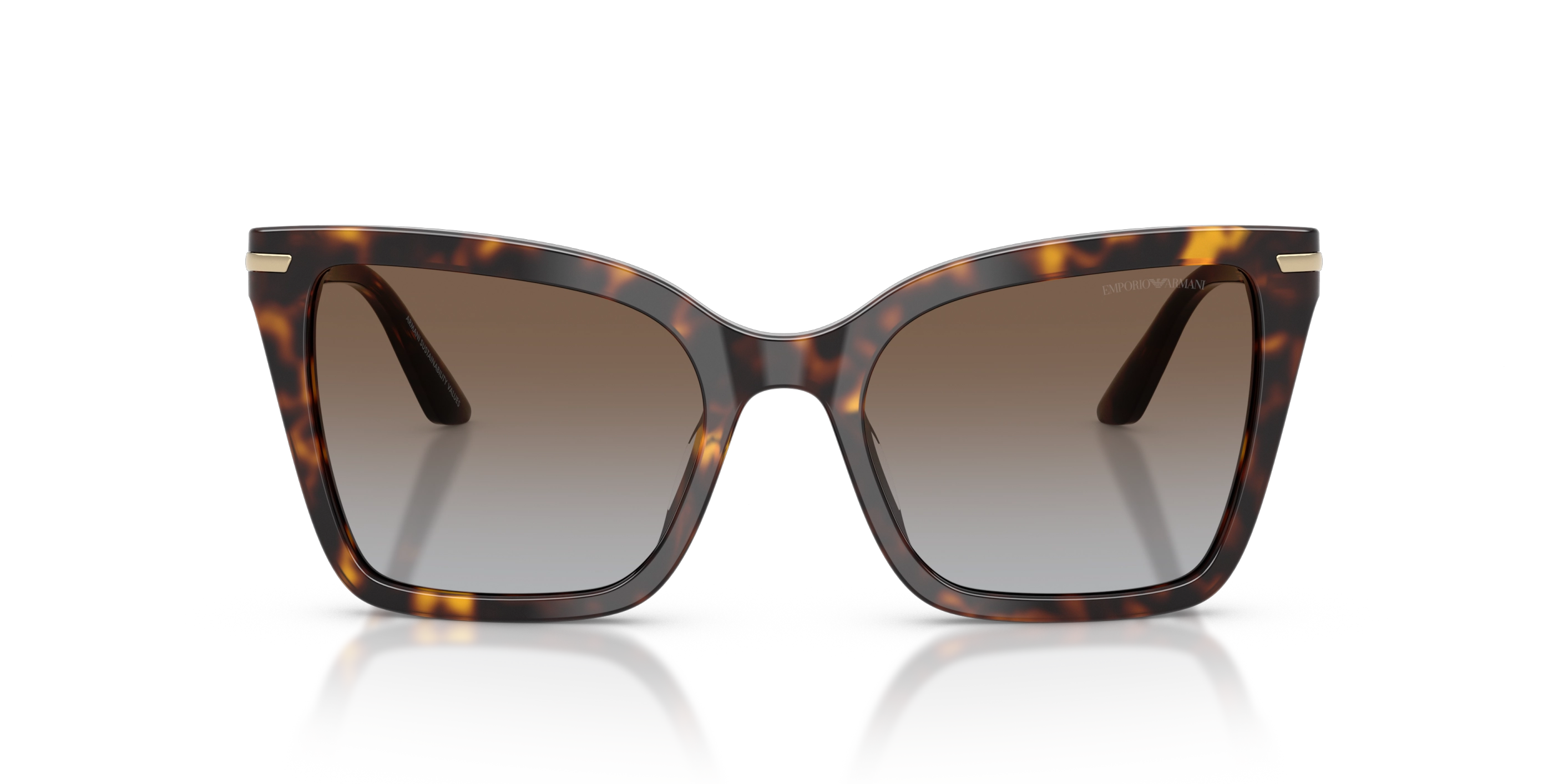Emporio Armani napszemüveg - Shiny Havana / Brown Gradient Grey