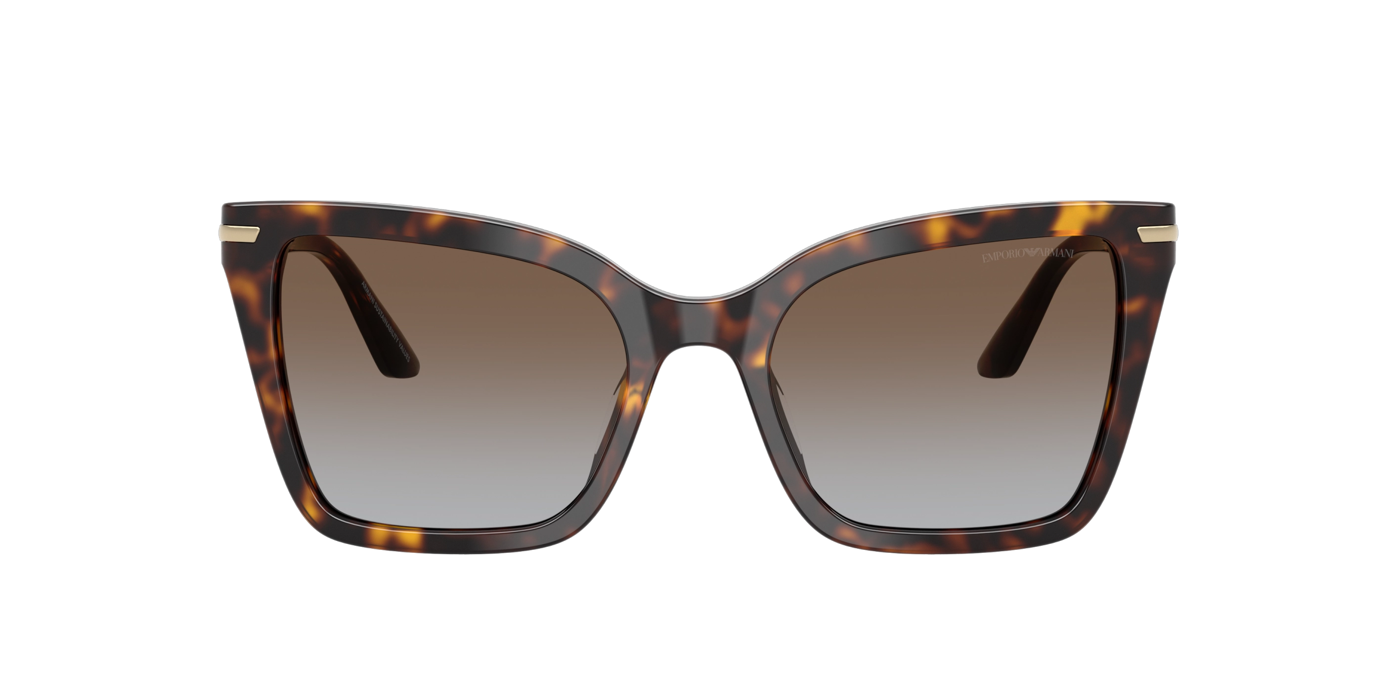 Emporio Armani napszemüveg - Shiny Havana / Brown Gradient Grey