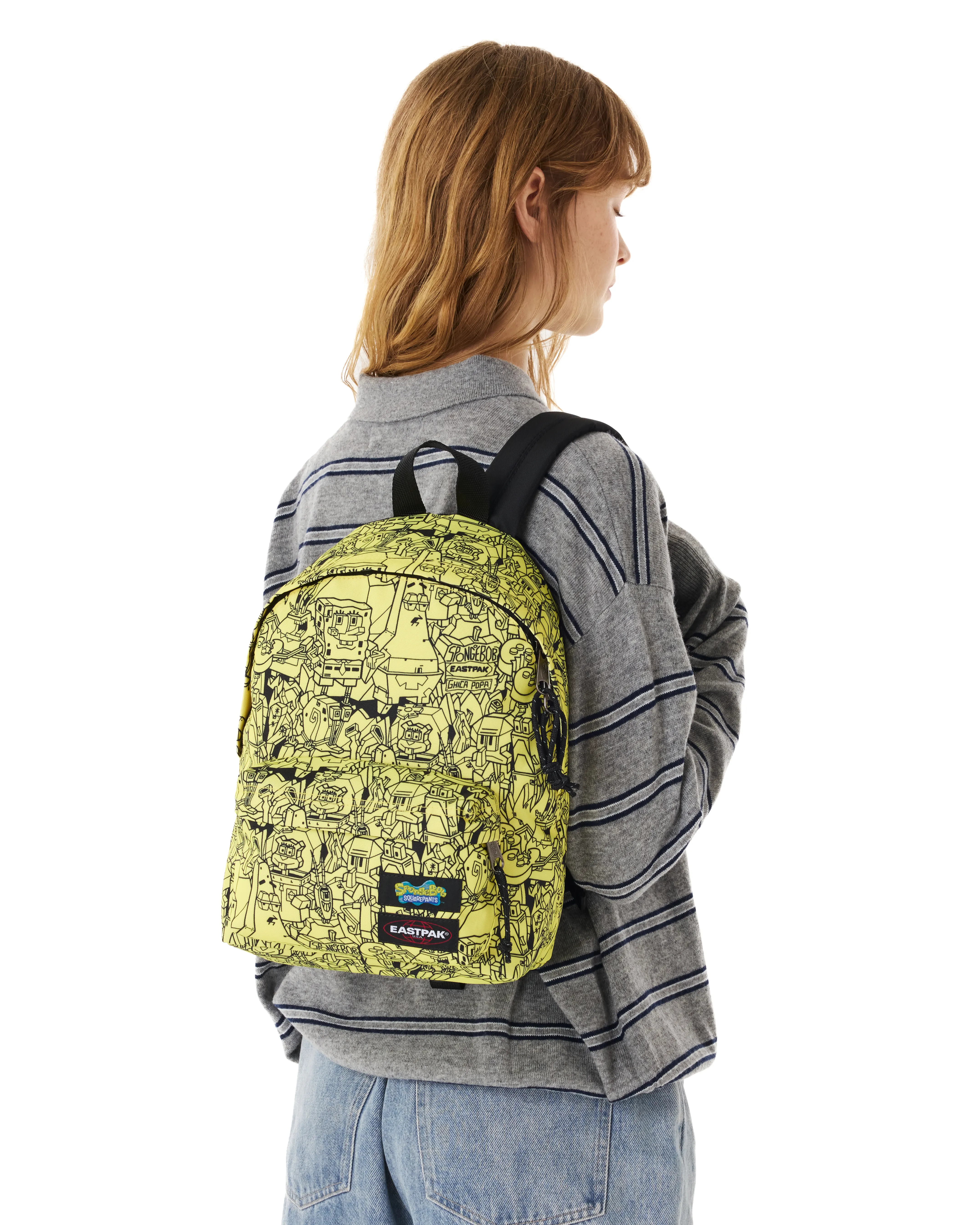 Eastpak - Orbit / All over yellow - Uniszex hátizsák