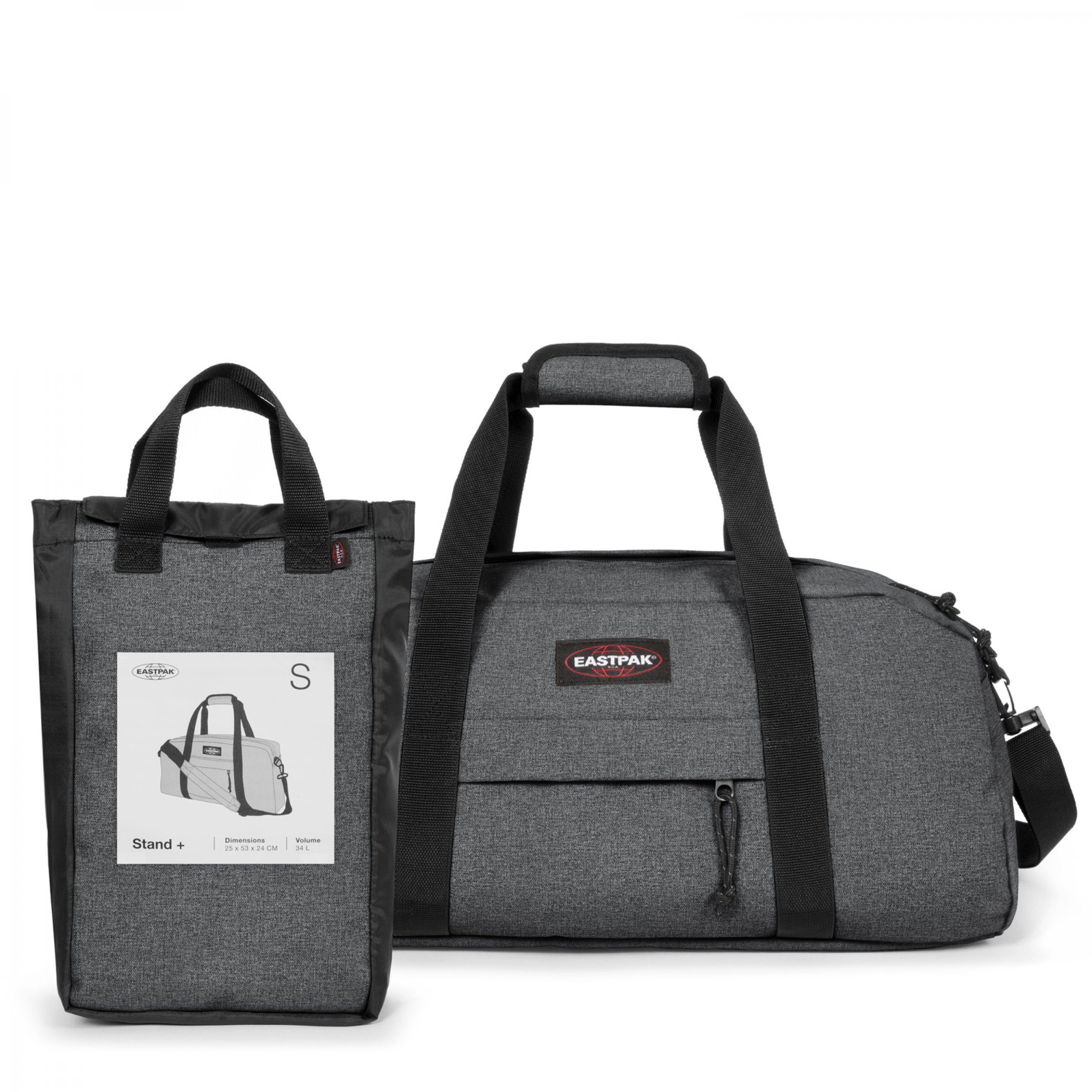 Eastpak - Stand / Black Denim - Uniszex sporttáska