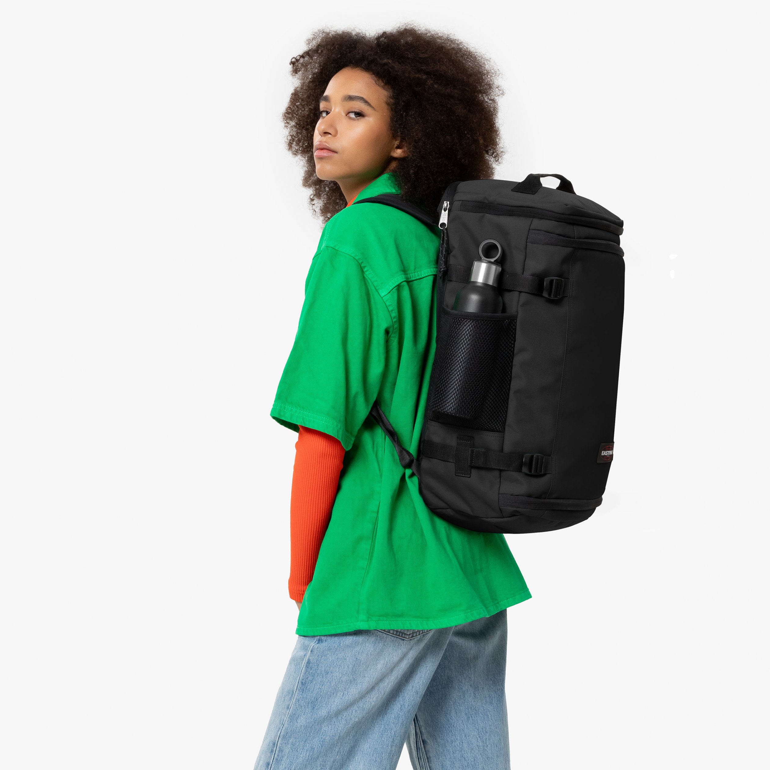 Eastpak - Carry Pack / Black - 3in1 Uniszex Bőrönd/Hátizsák/Oldaltáska