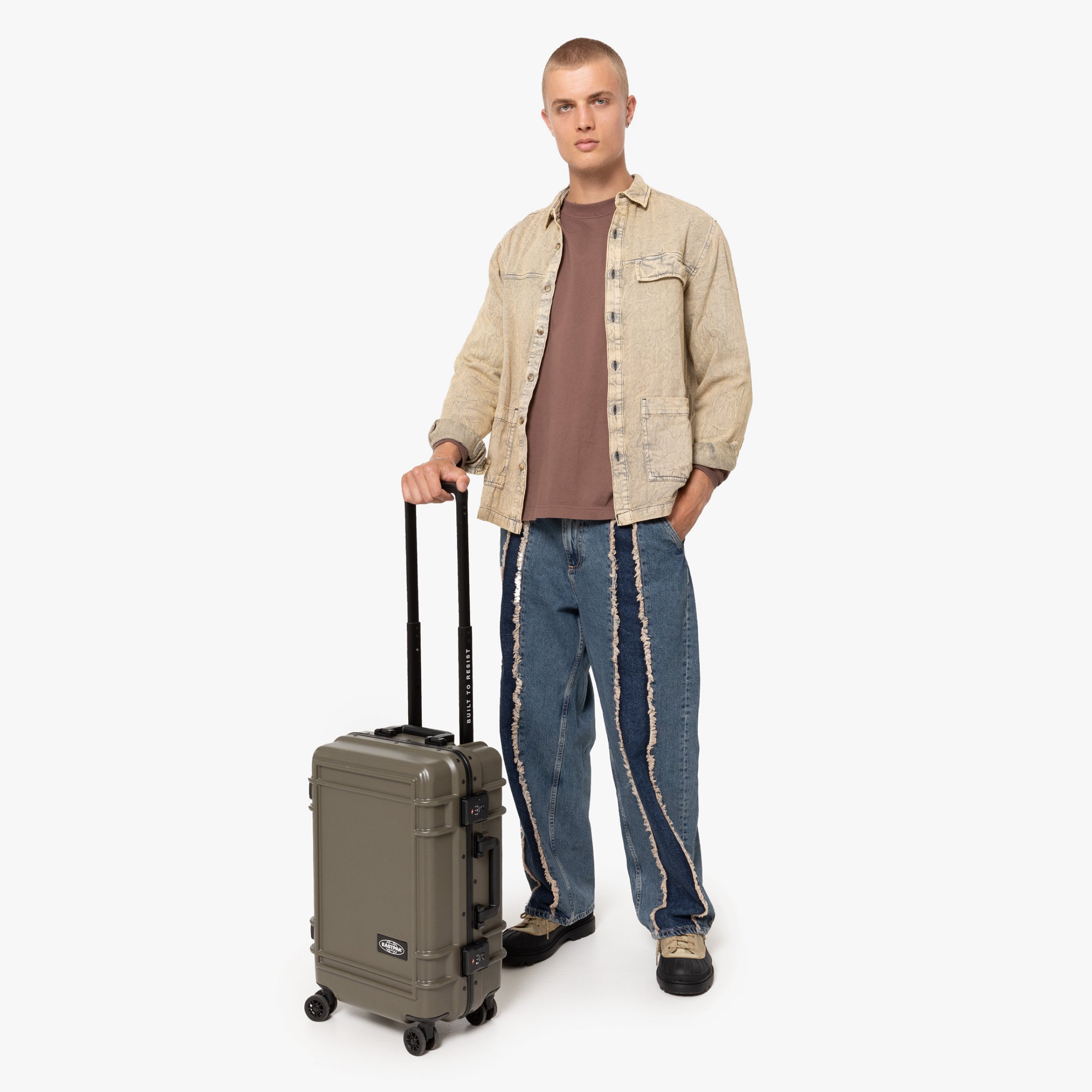 Eastpak - Resist'R Case S / Army Olive - Uniszex bőrönd - S