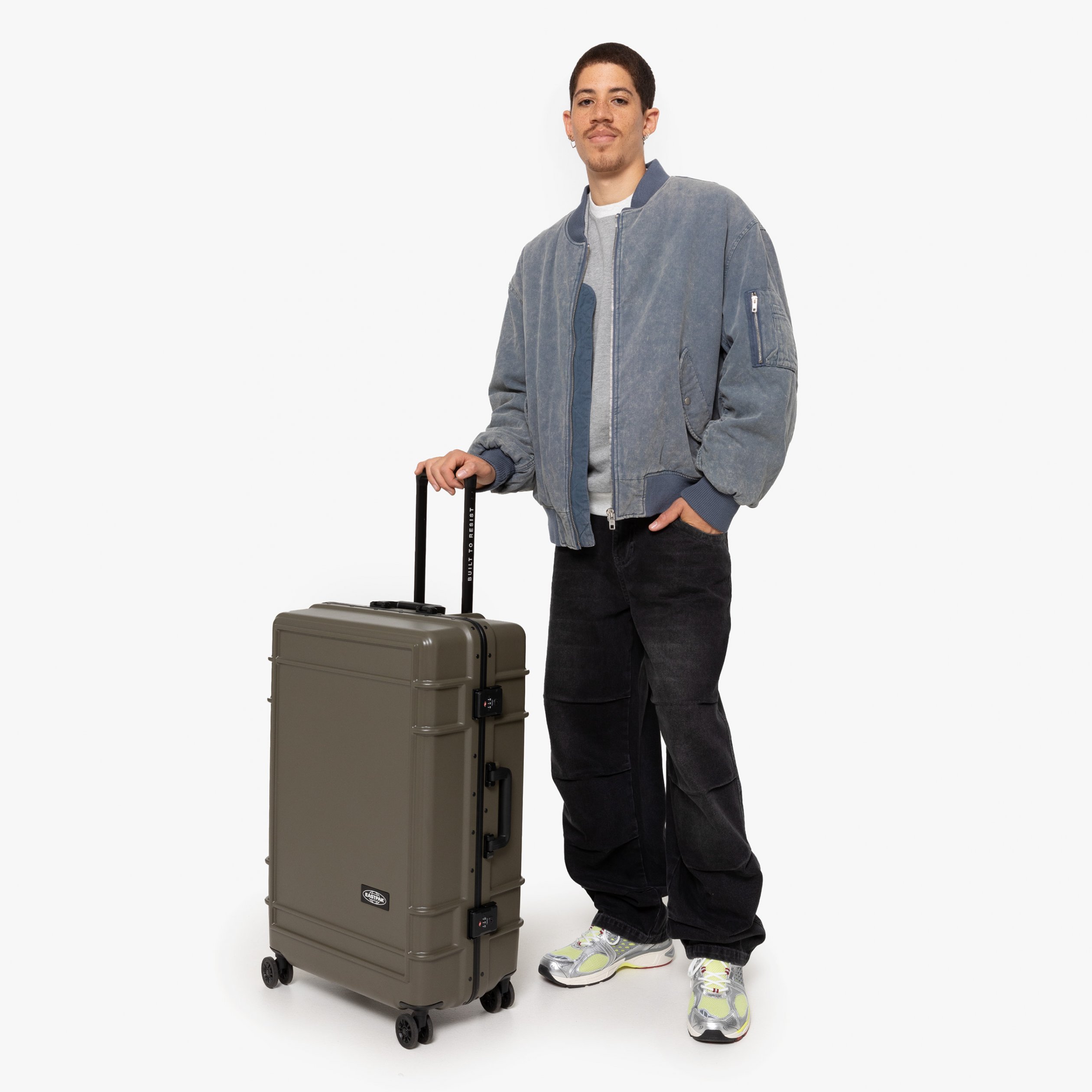 Eastpak - Resist'R Case L / Army Olive - Uniszex bőrönd - L