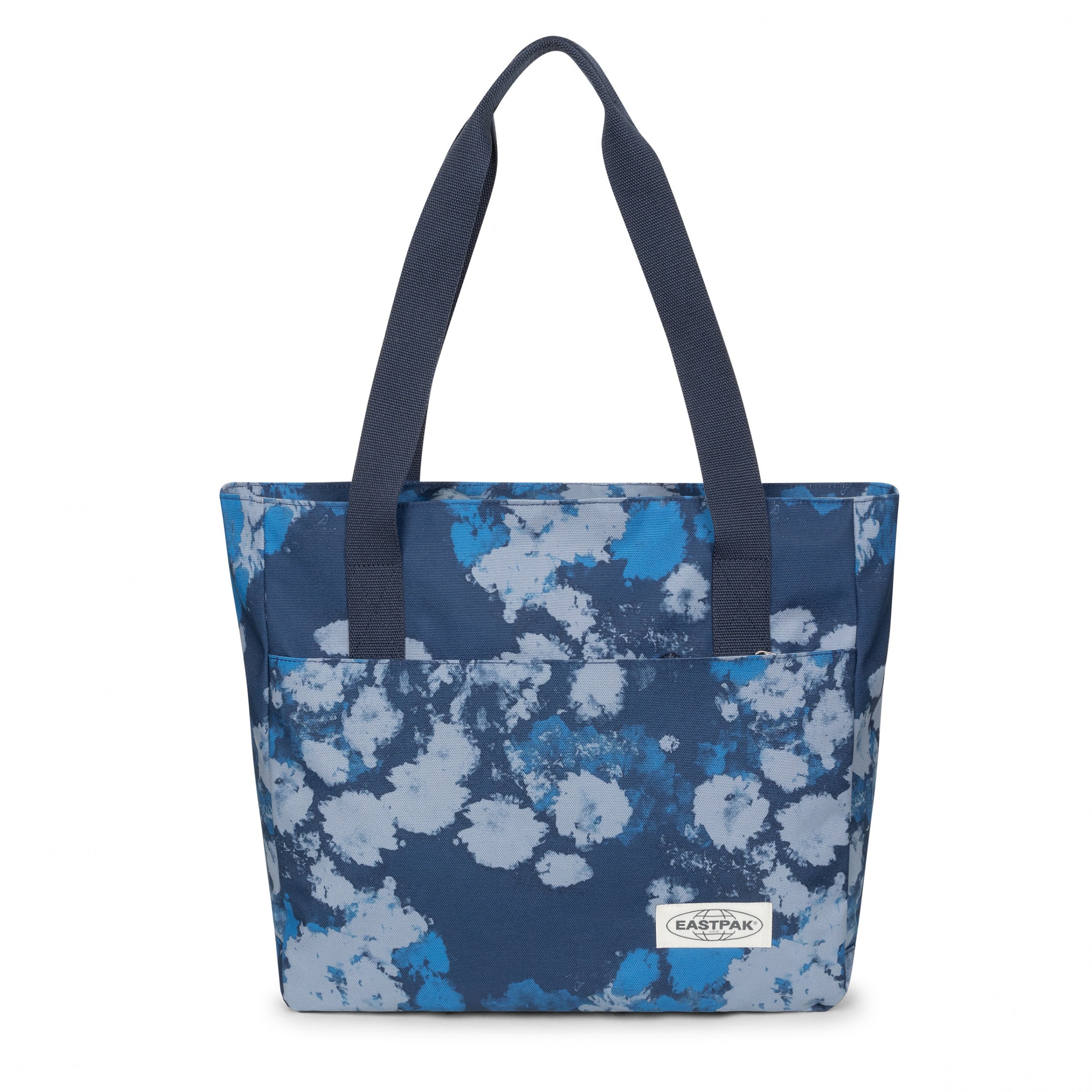 Eastpak - CARRY TOTE BAG / Washed Print Blue - Uniszex oldaltáska