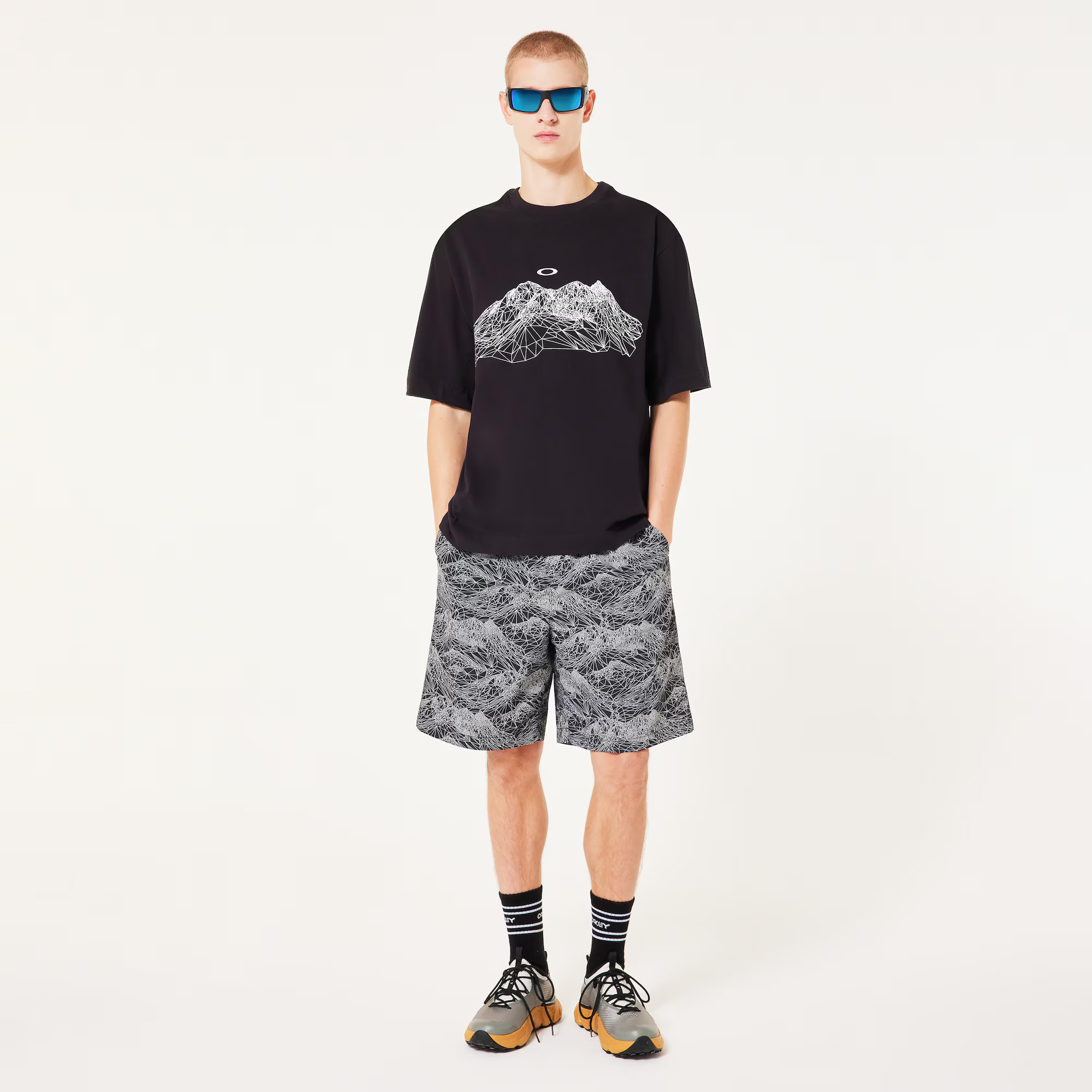 Oakley - Wired Mountain Scape - Férfi póló