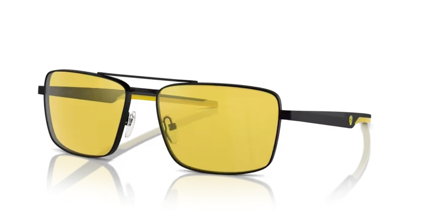 Ferrari Scuderia napszemüveg - Matte Black / Yellow