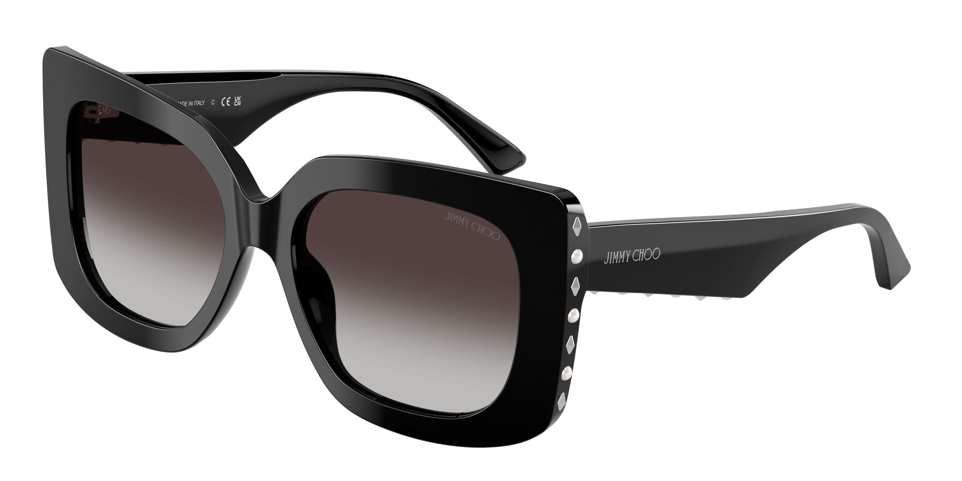 JIMMY CHOO napszemüveg - BLACK / GRADIENT GREY