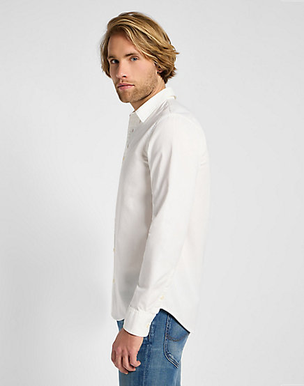 Lee - Patch Shirt / Bright White - Férfi ing