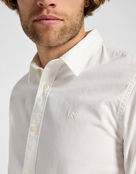 Lee - Patch Shirt / Bright White - Férfi ing