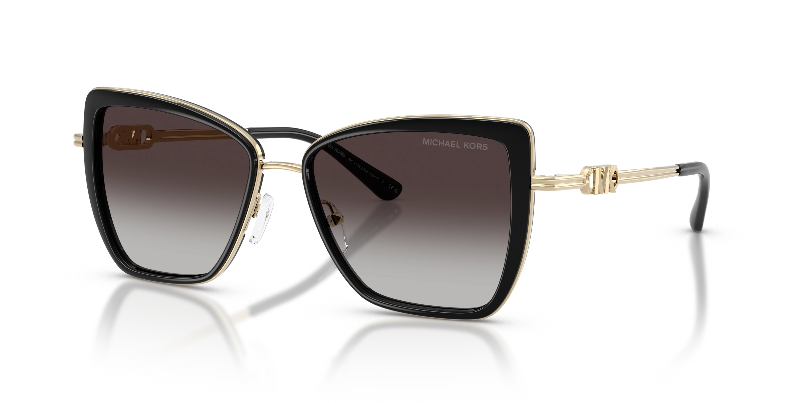 Michael Kors napszemüveg - Black / Light Grey Gradient Black