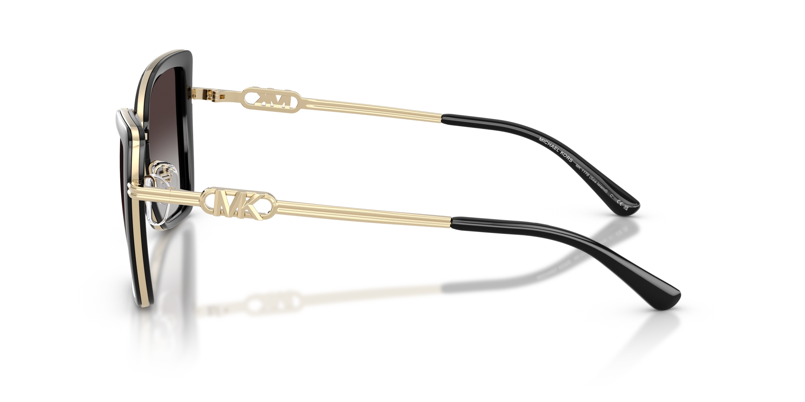 Michael Kors napszemüveg - Black / Light Grey Gradient Black