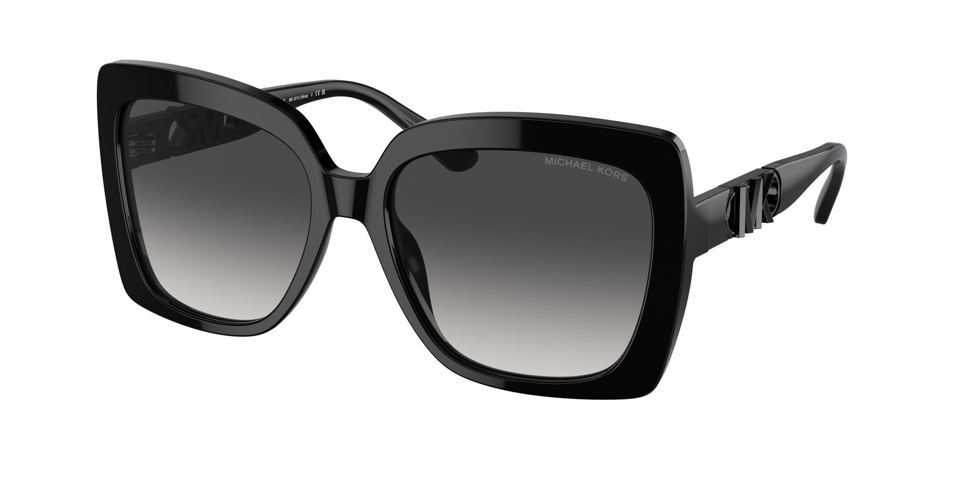 MICHAEL KORS napszemüveg - NICE - BLACK / DARK GREY GRADIENT