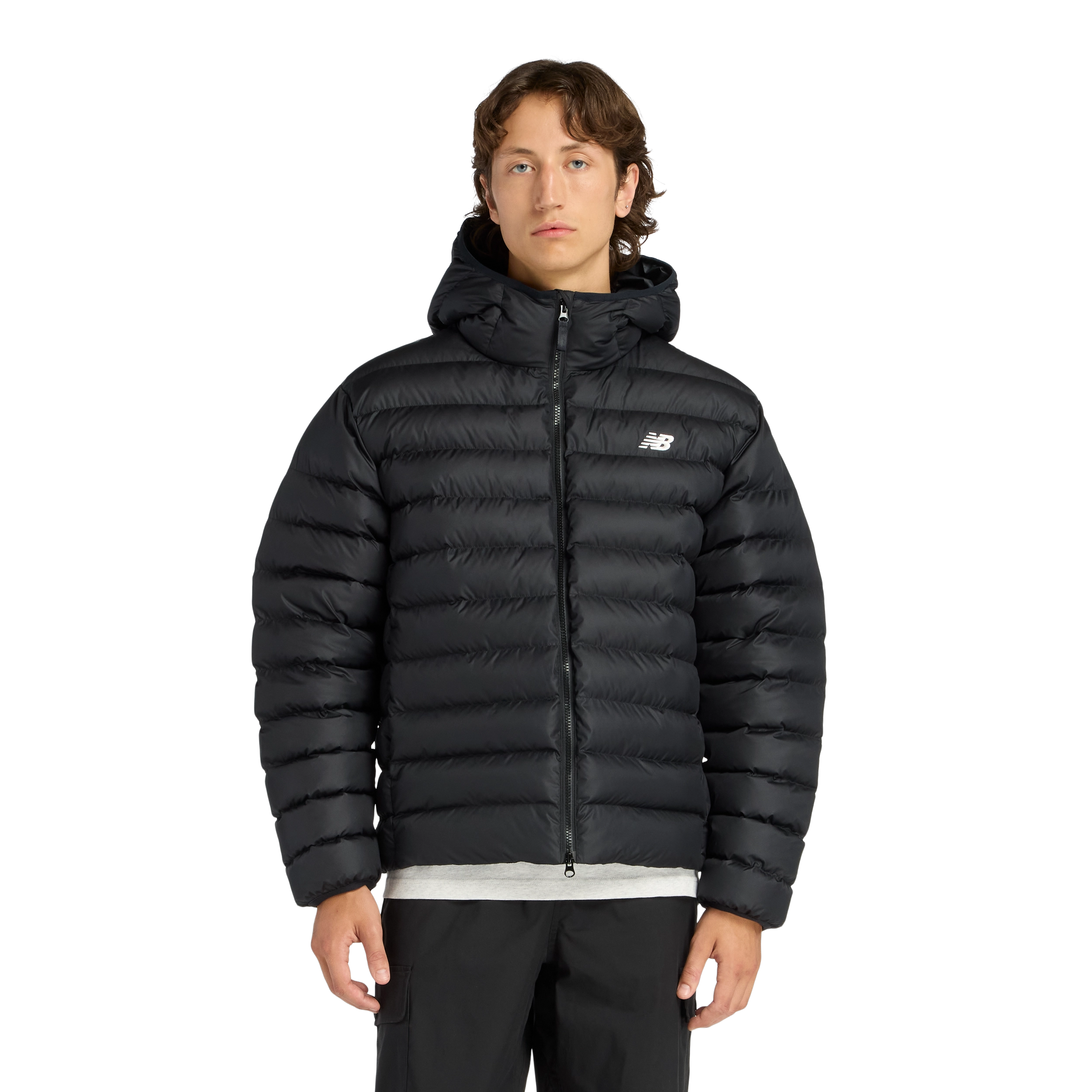 New Balance - Hooded Puffer - Férfi kabát