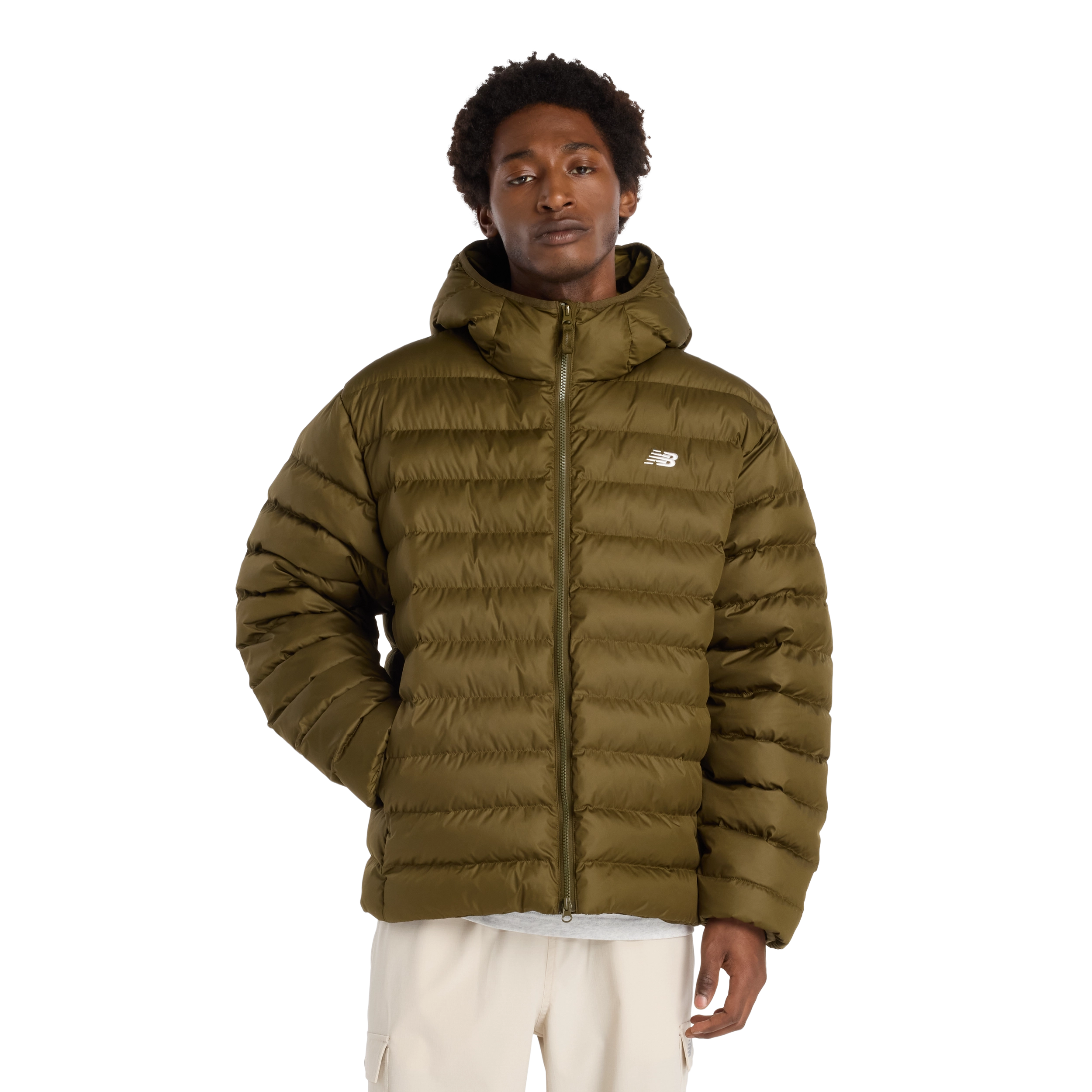 New Balance - Hooded Puffer - Férfi kabát