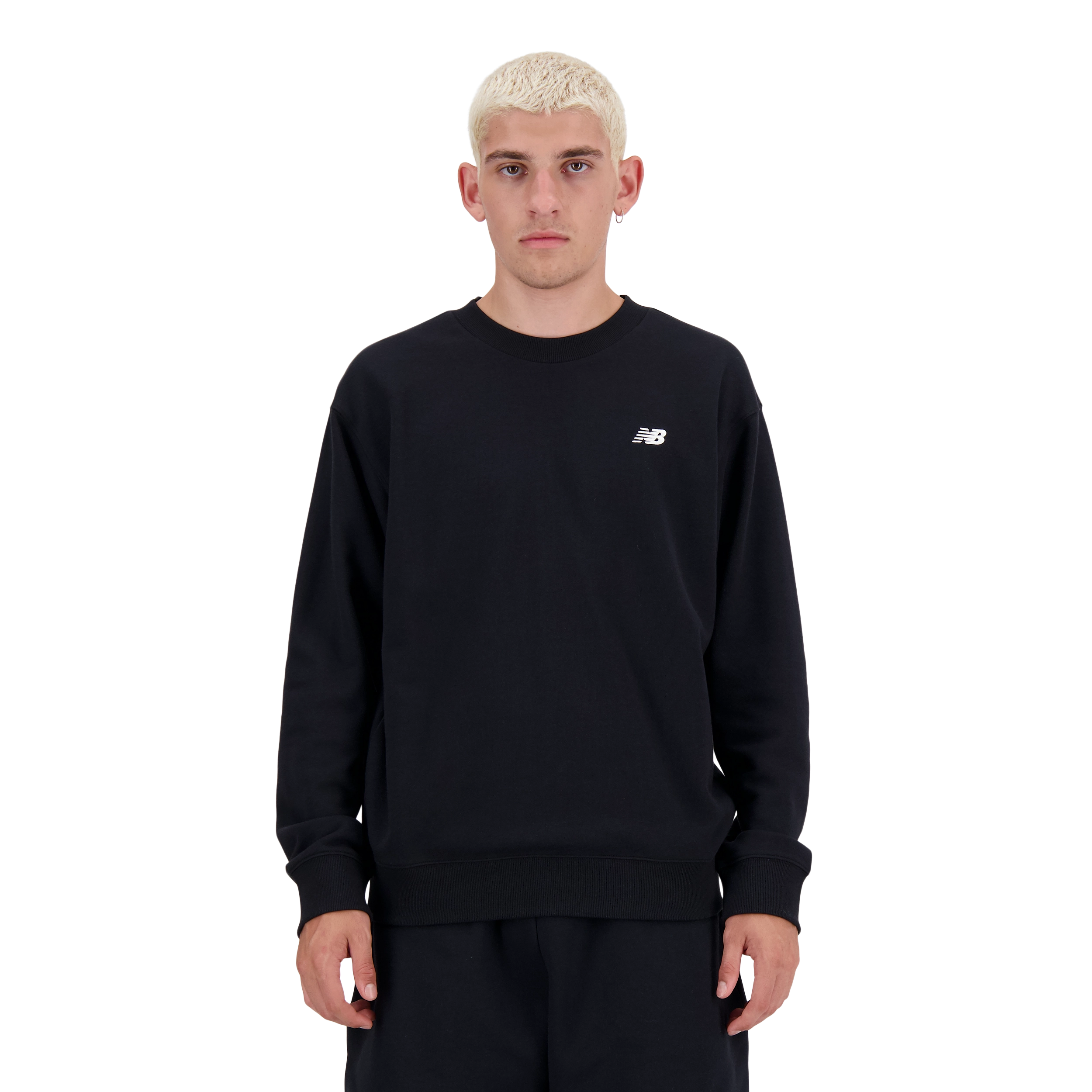 New Balance - MT41507BK - Férfi melegítő pulóver