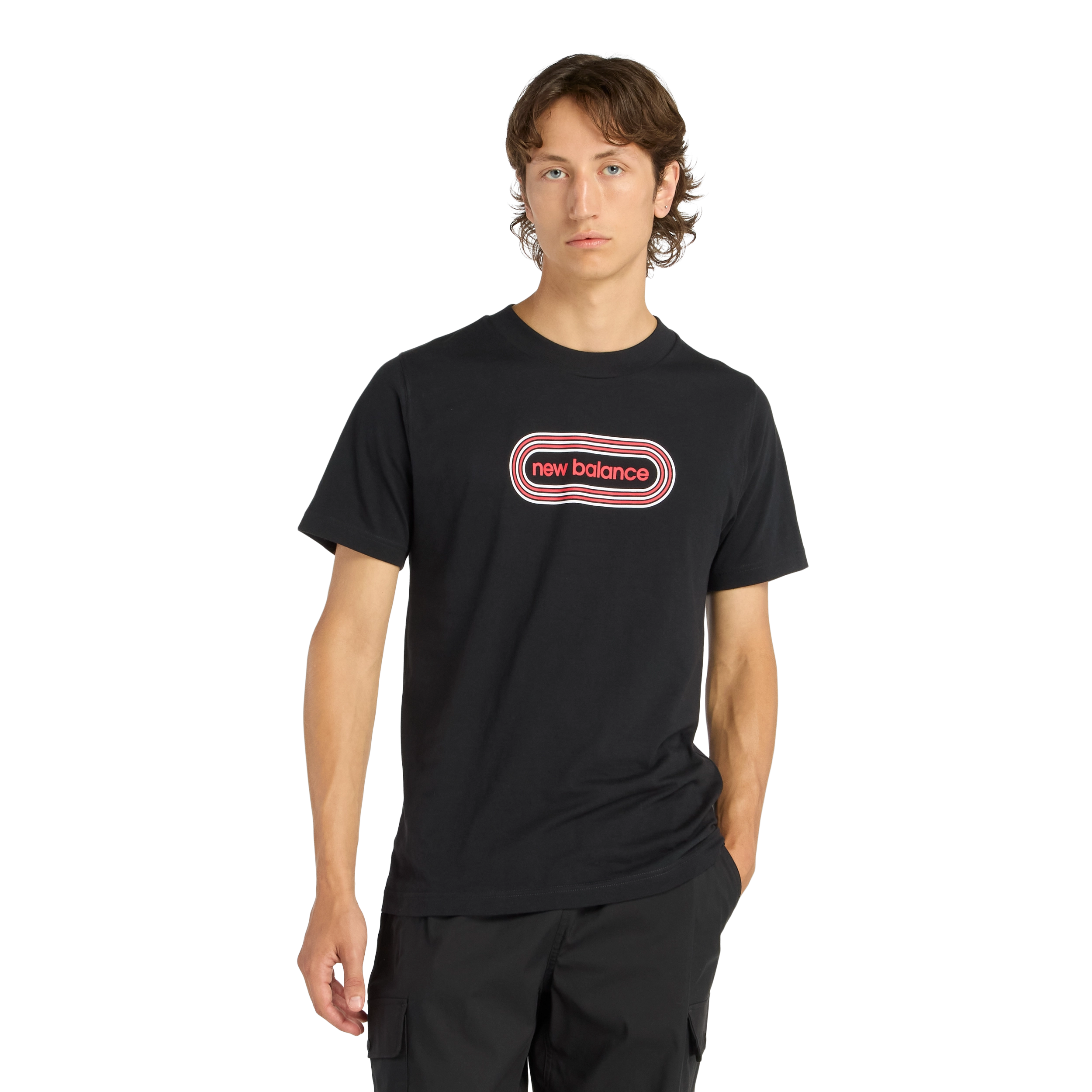 New Balance - MT61C48BBK - Férfi póló