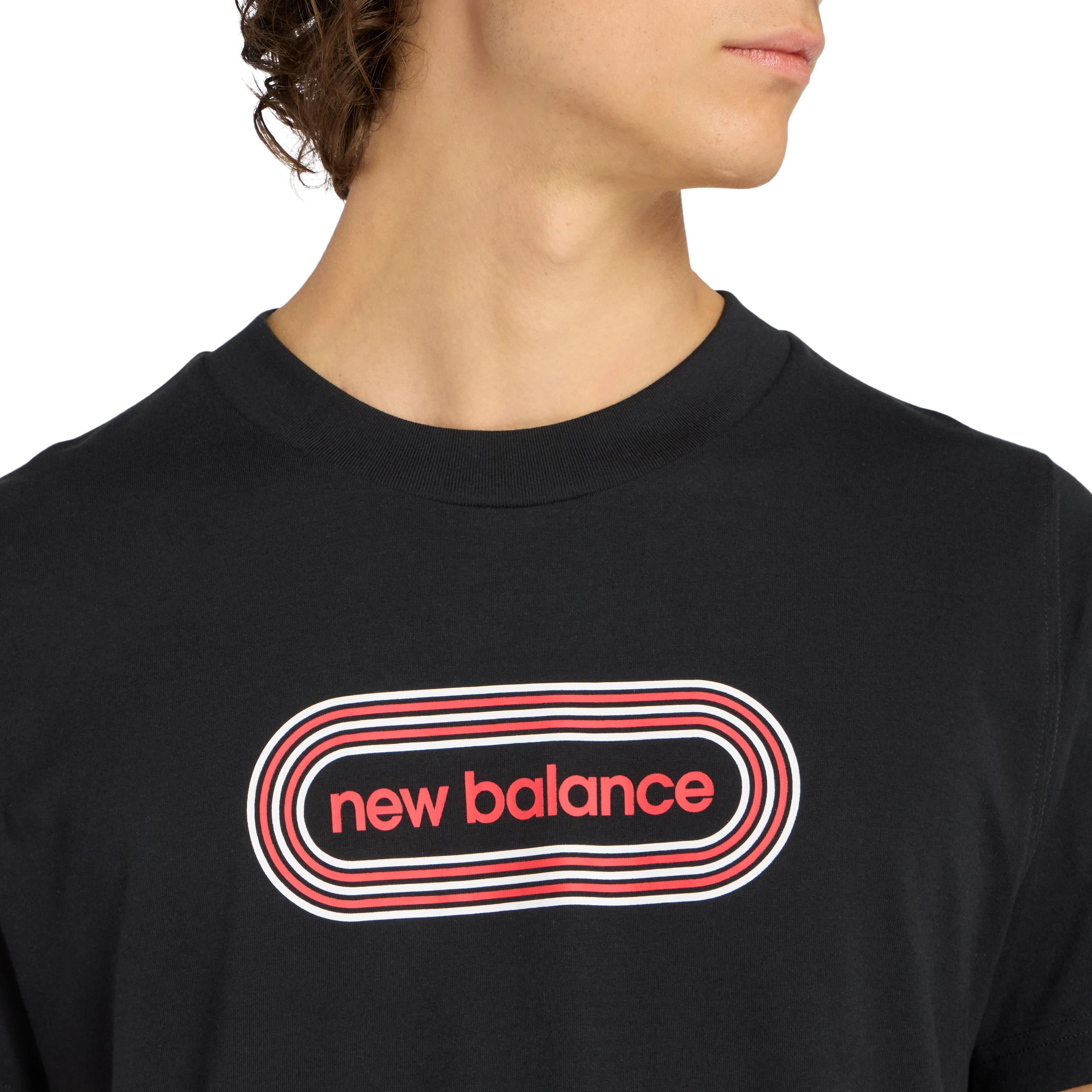 New Balance - MT61C48BBK - Férfi póló