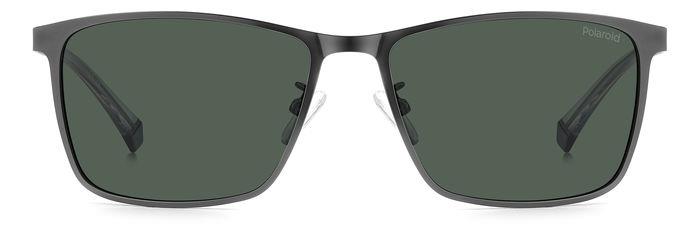 Polaroid napszemüveg - Matte Dark Ruthenium / Green Polarized