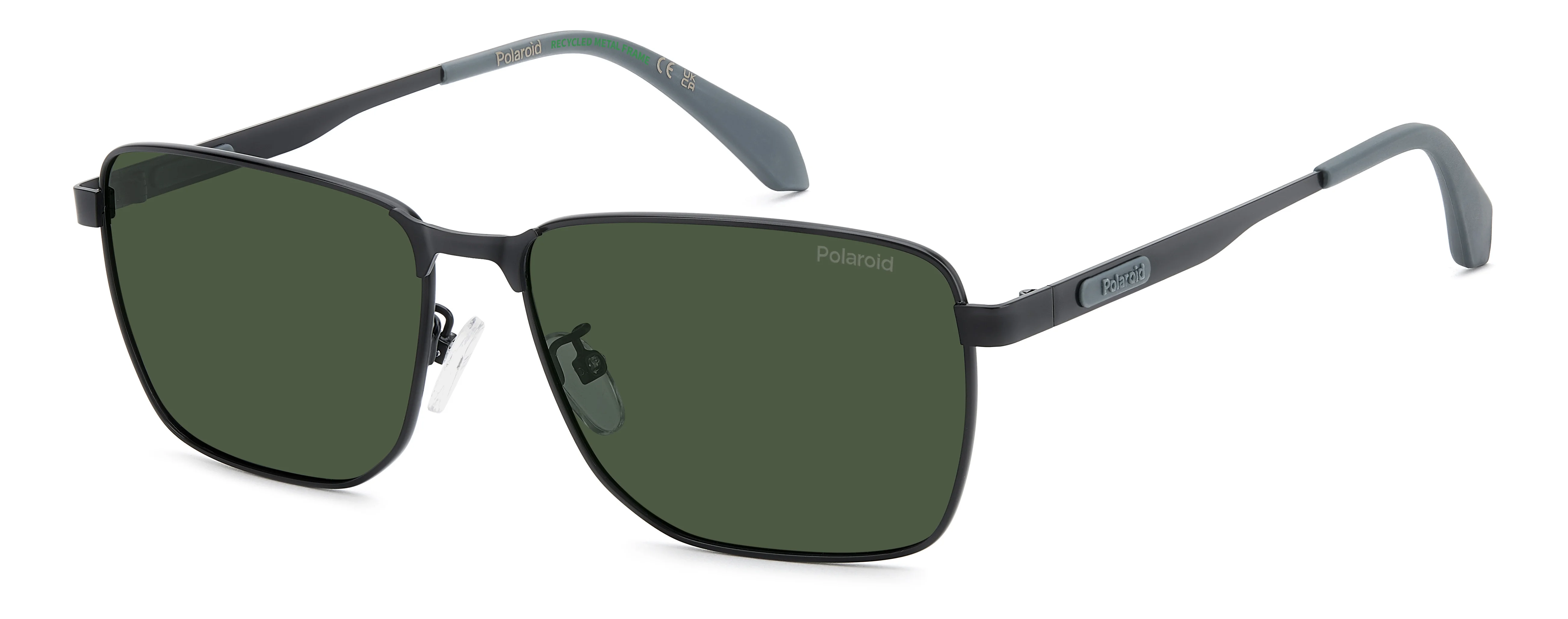 Polaroid napszemüveg - Black Gray / Green Polarized