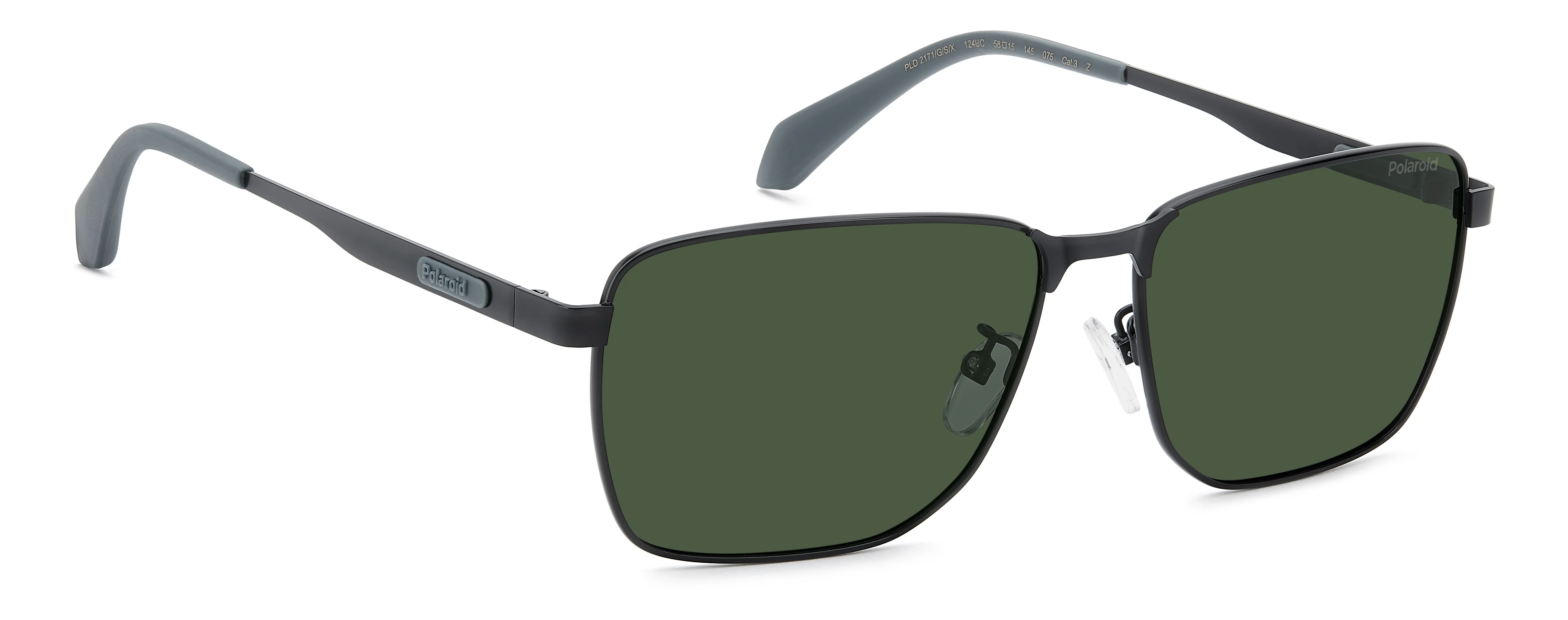 Polaroid napszemüveg - Black Gray / Green Polarized
