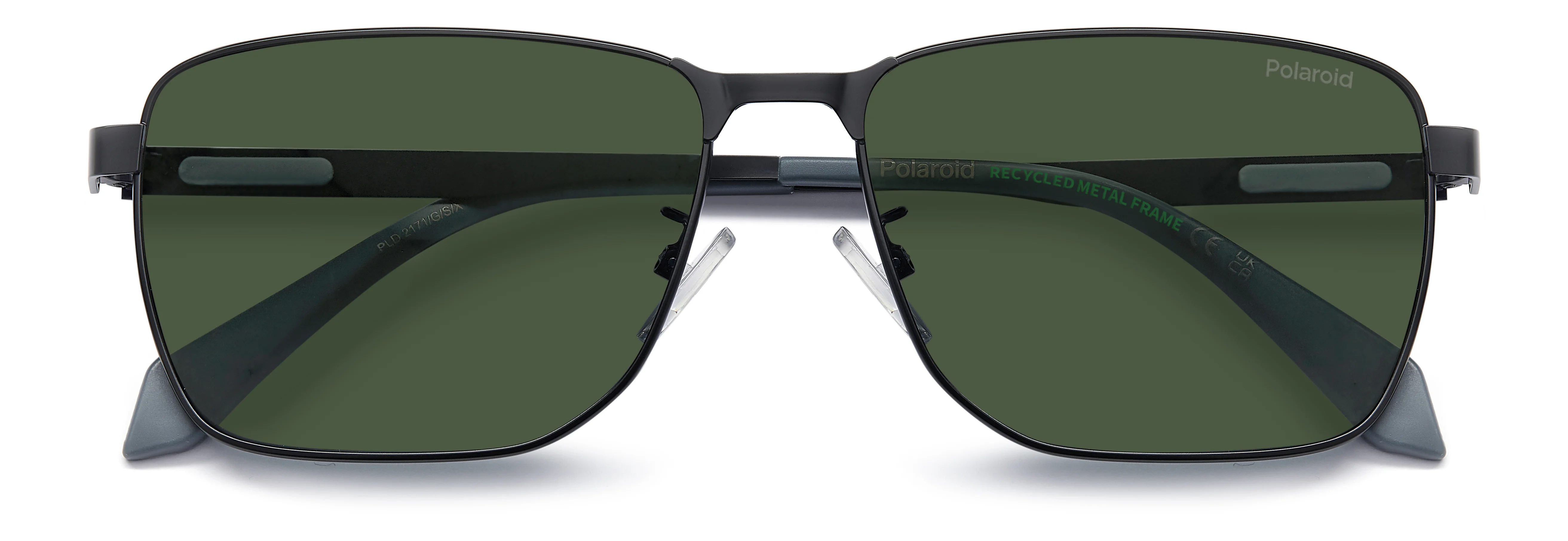 Polaroid napszemüveg - Black Gray / Green Polarized