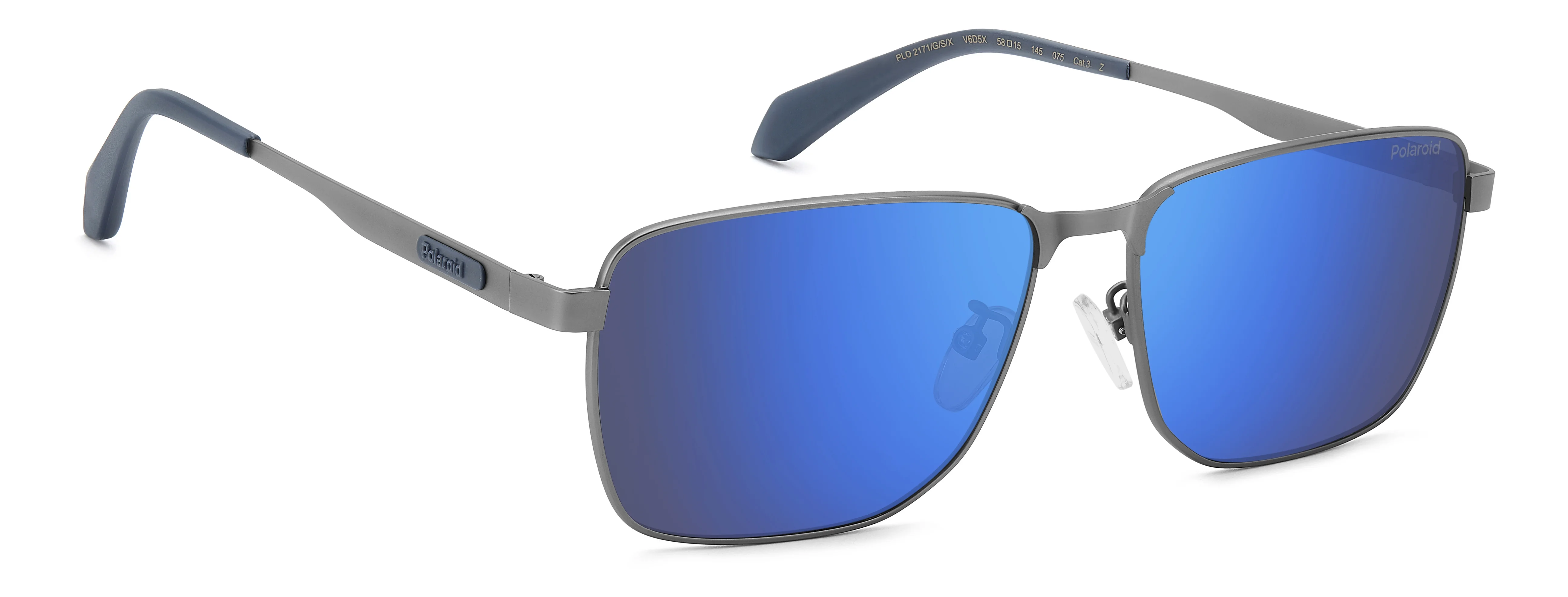 Polaroid napszemüveg - Silver / Blue Polarized