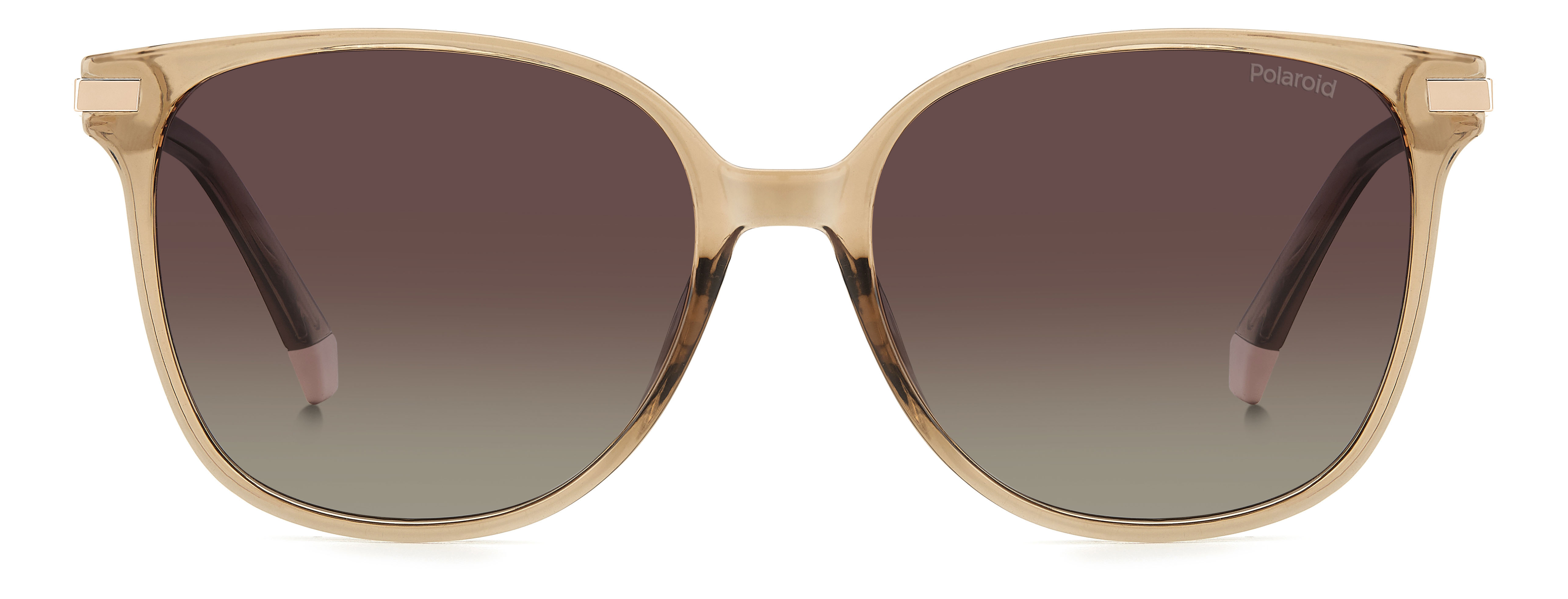 Polaroid napszemüveg - Transparent Brown / Gradient Brown Polarized