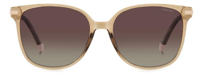 Polaroid napszemüveg - Transparent Brown / Gradient Brown Polarized