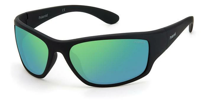 Polaroid napszemüveg - Matte Black Green / Gradient Grey Polarized