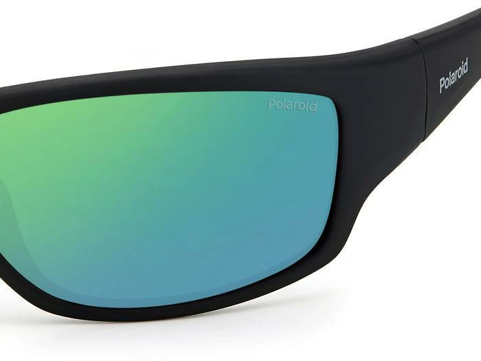 Polaroid napszemüveg - Matte Black Green / Gradient Grey Polarized