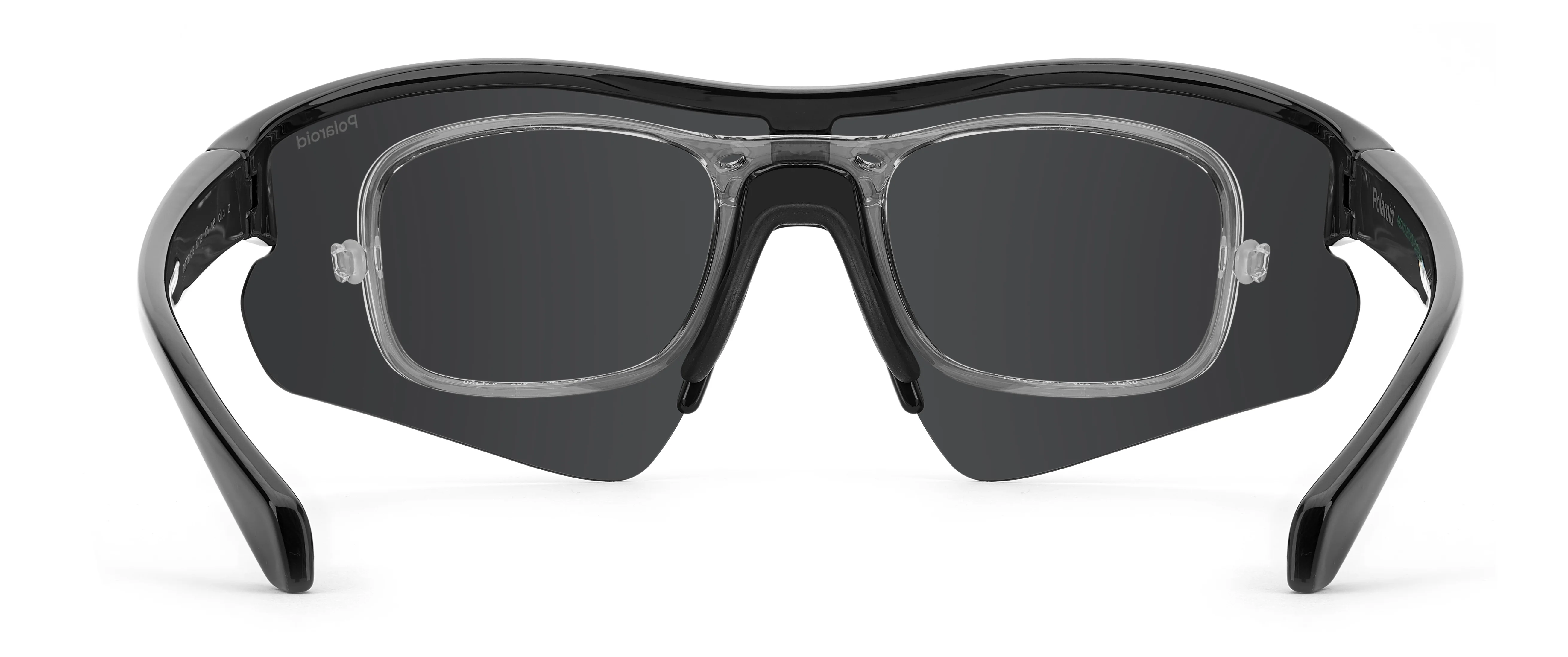 Polaroid napszemüveg -2in1 with Optic Frame - Black / Blue Polarized