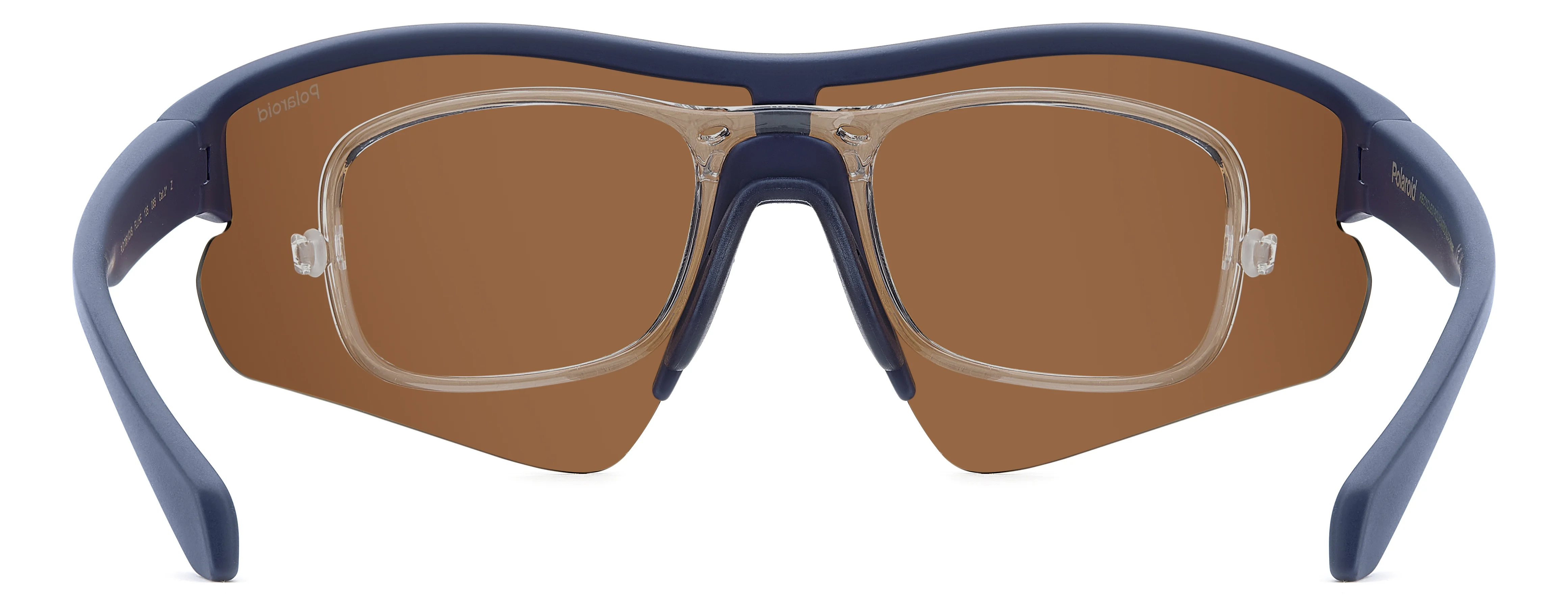 Polaroid napszemüveg -2in1 with Optic Frame - Blue / Brown Polarized