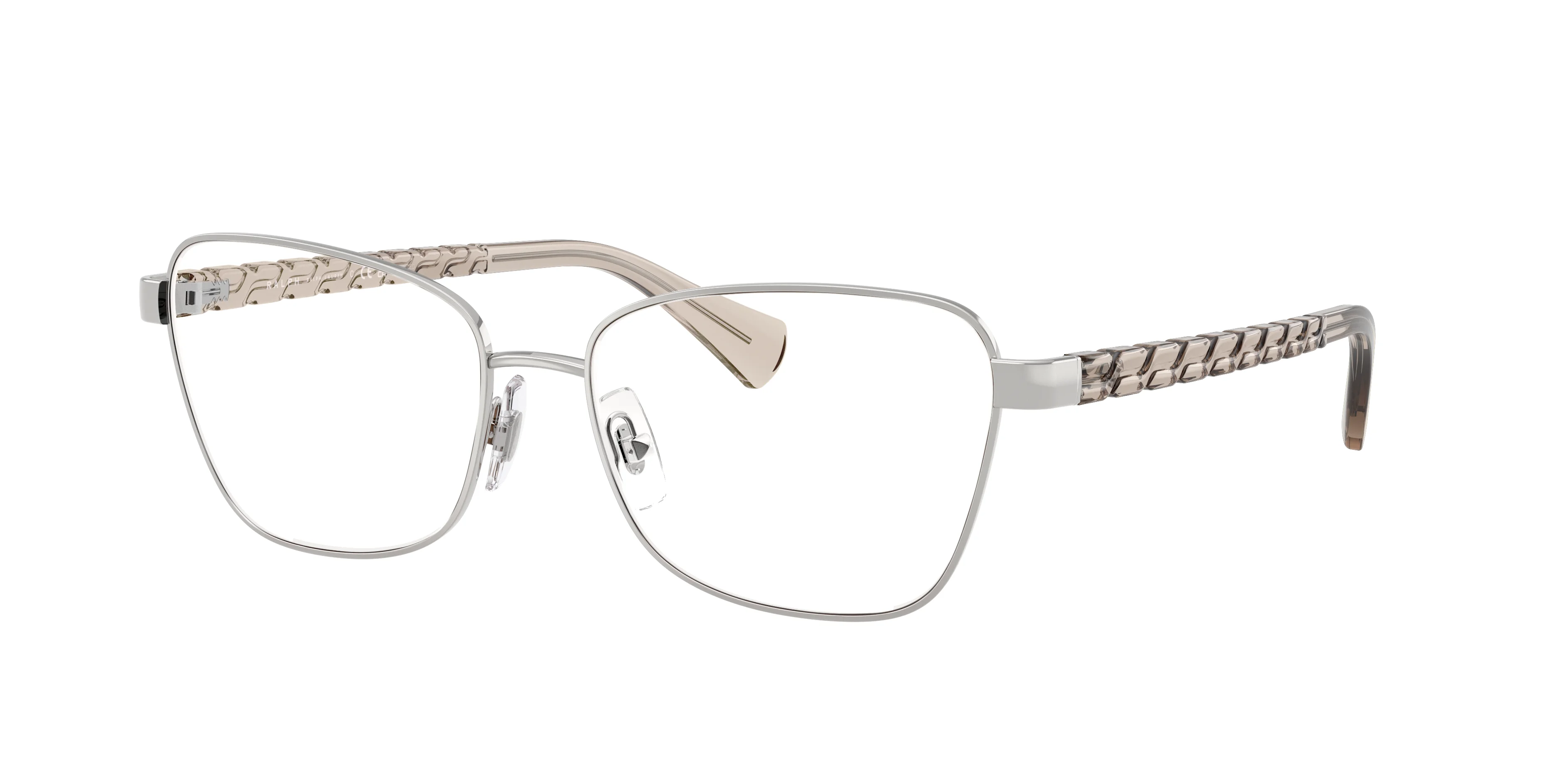 Ralph napszemüveg - Shiny Silver / Gradient Brown