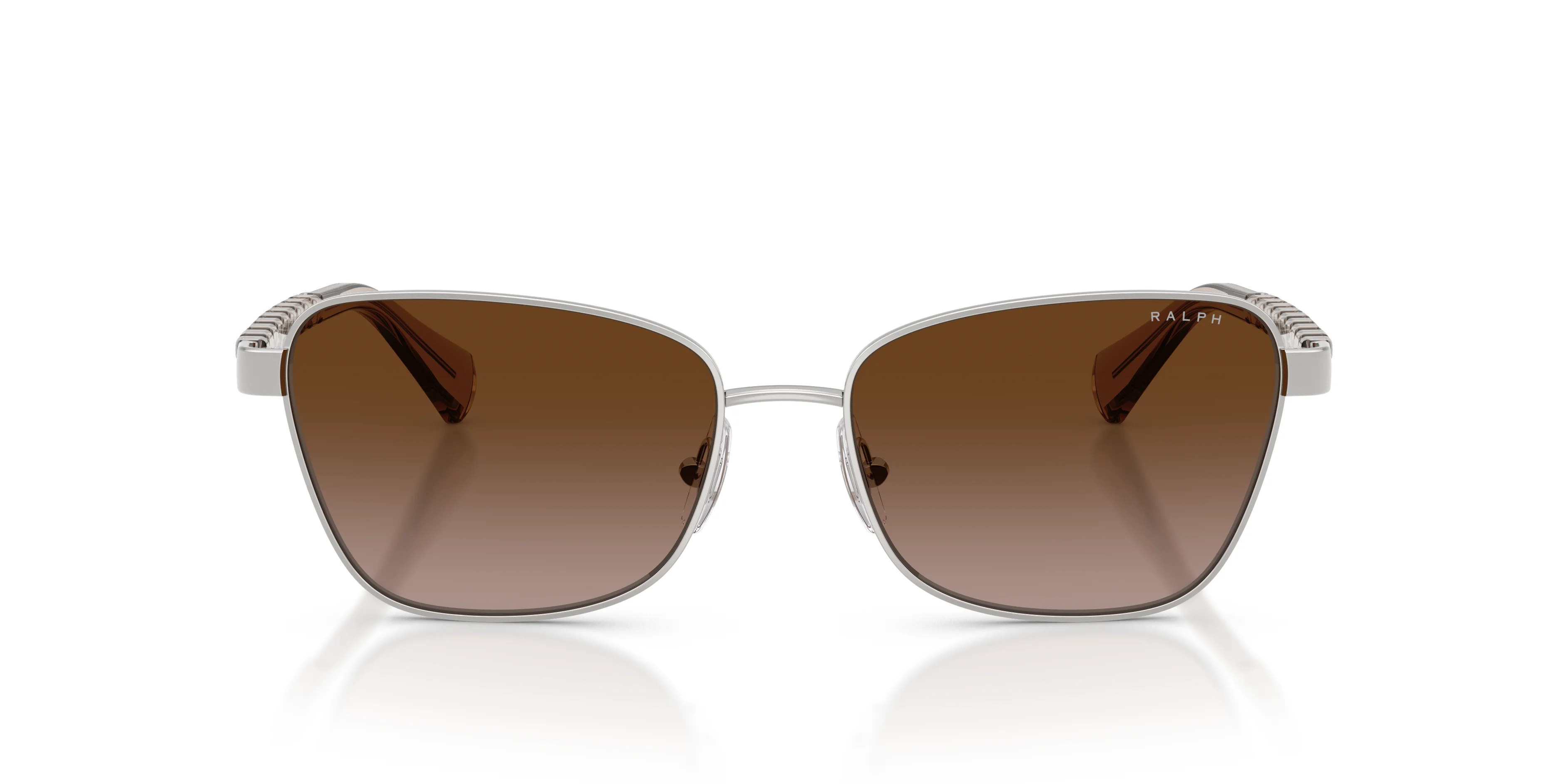 Ralph napszemüveg - Shiny Silver / Gradient Brown