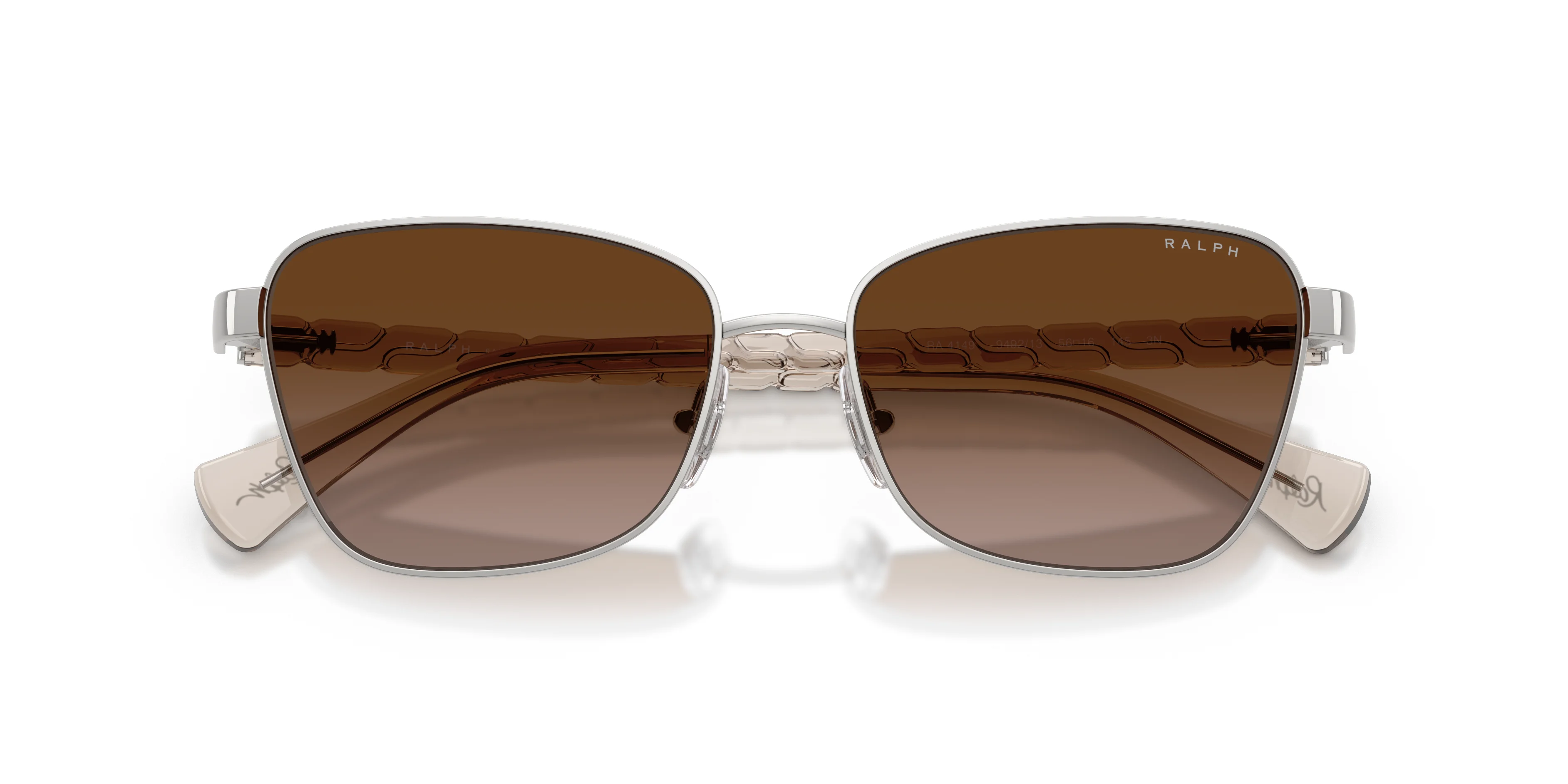 Ralph napszemüveg - Shiny Silver / Gradient Brown