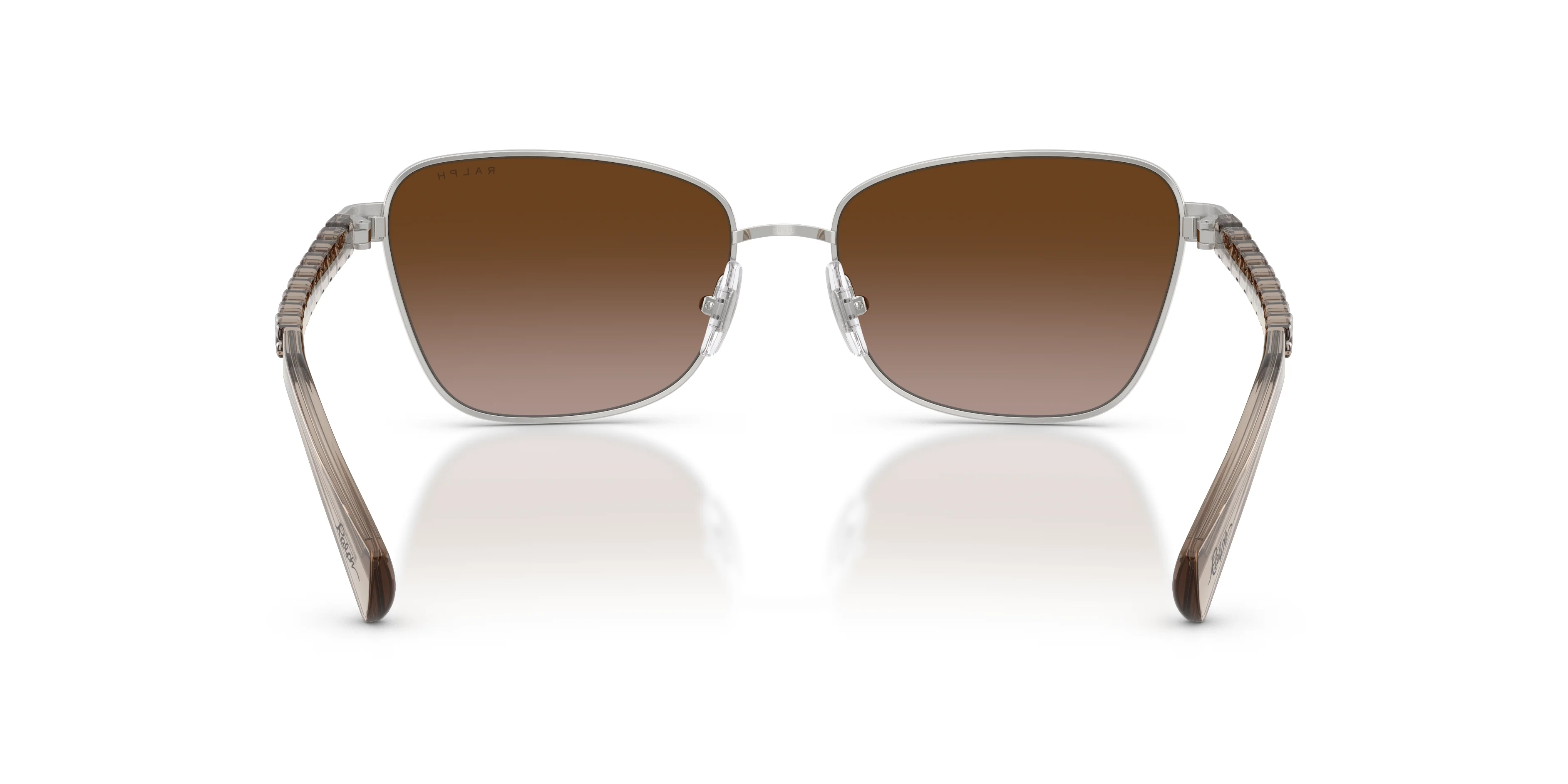 Ralph napszemüveg - Shiny Silver / Gradient Brown