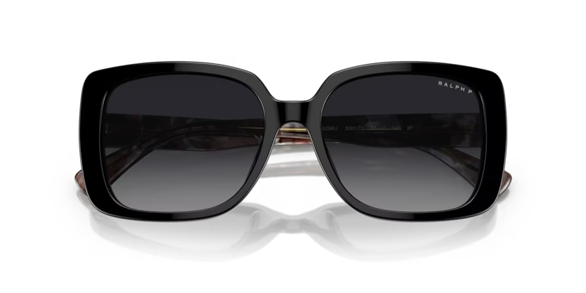 Ralph napszemüveg - Shiny Black / Gradient Grey Polarized