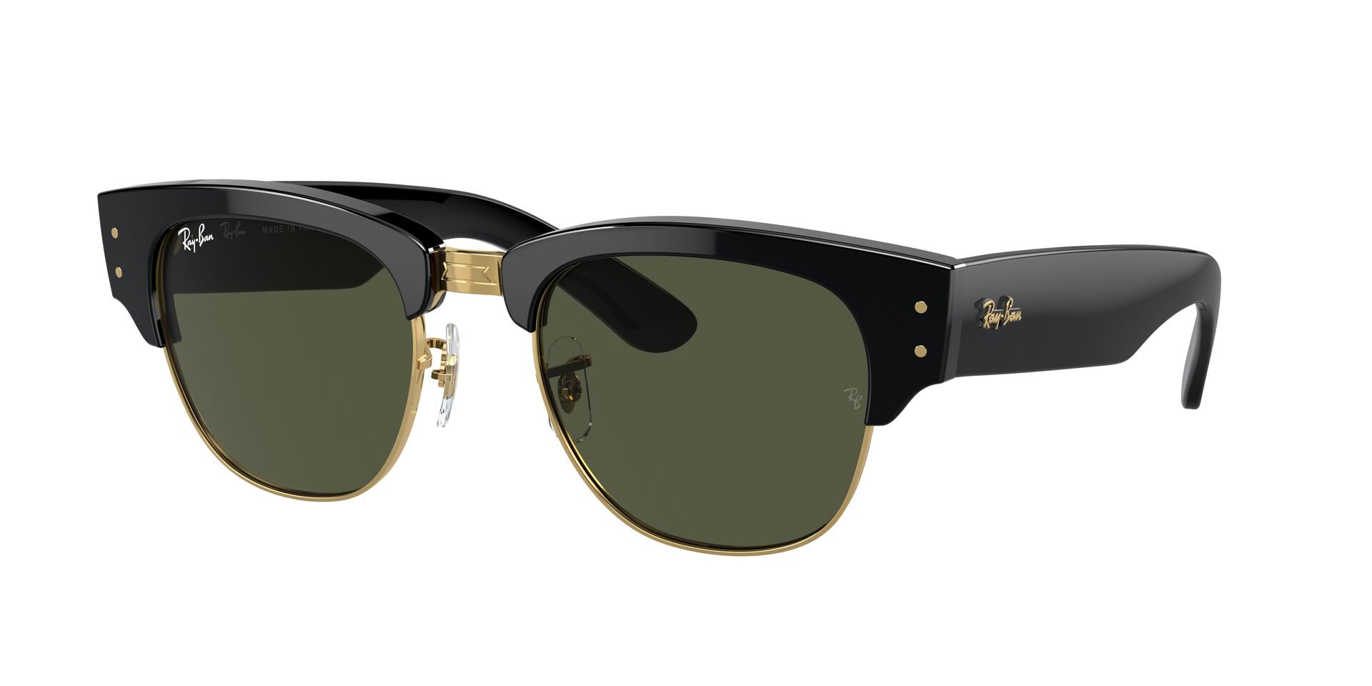 Ray-Ban napszemüveg  - MEGA CLUBMASTER -  BLACK ON ARISTA / GREEN
