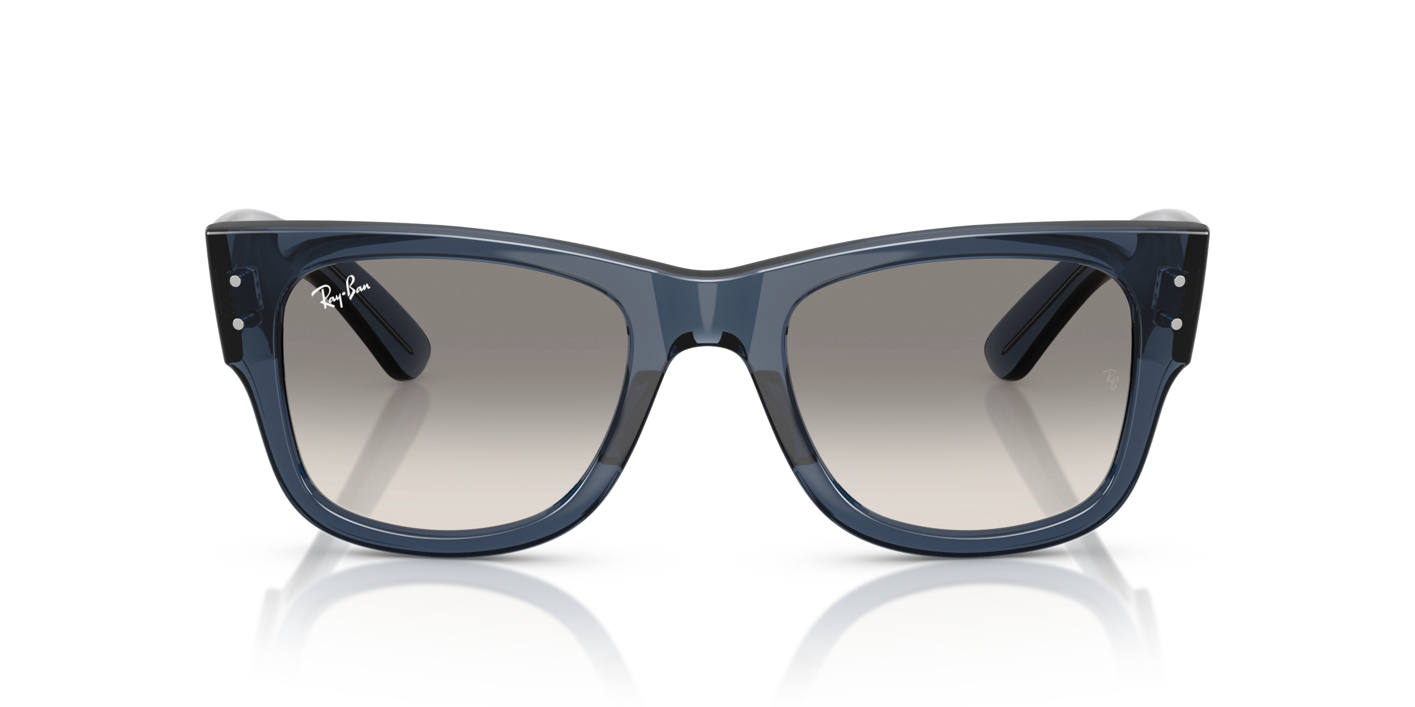 Ray-Ban napszemüveg - Mega Wayfarer - Transparent Dark Blue / Clear Gradient Grey
