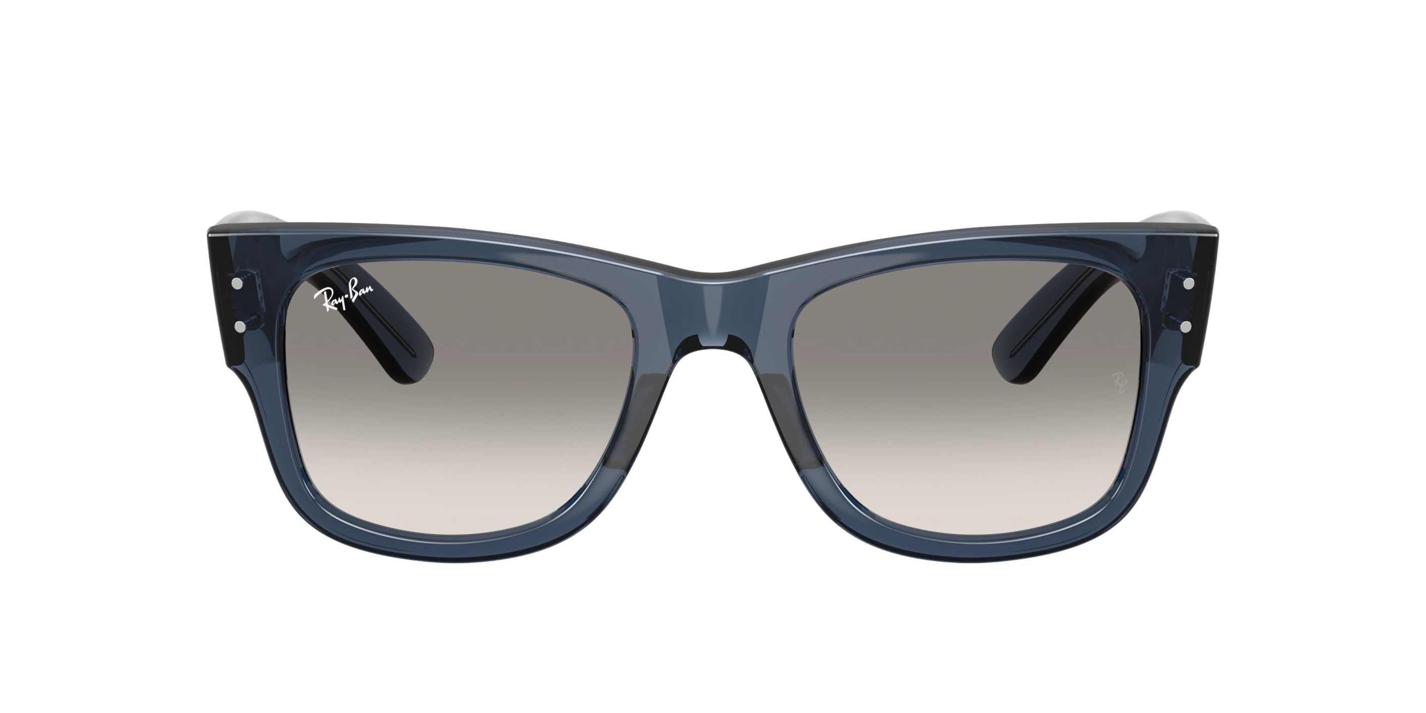 Ray-Ban napszemüveg - Mega Wayfarer - Transparent Dark Blue / Clear Gradient Grey