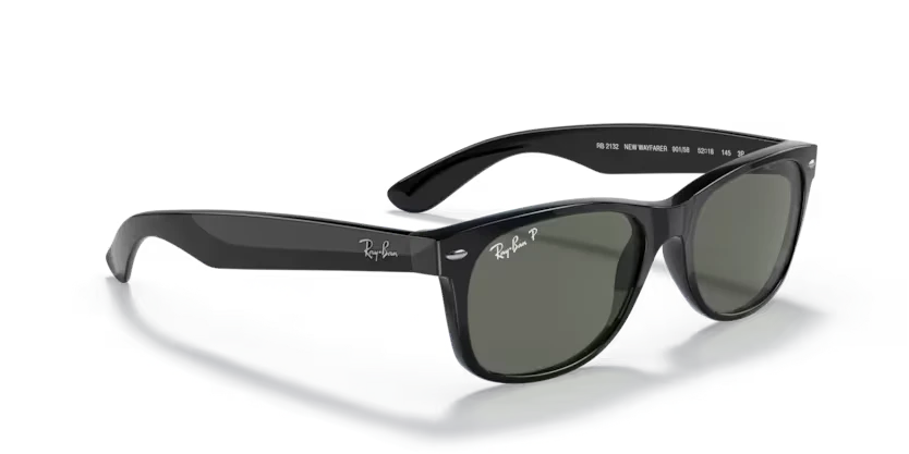 Ray-Ban napszemüveg - New Wayfarer - Black / Green Polarized