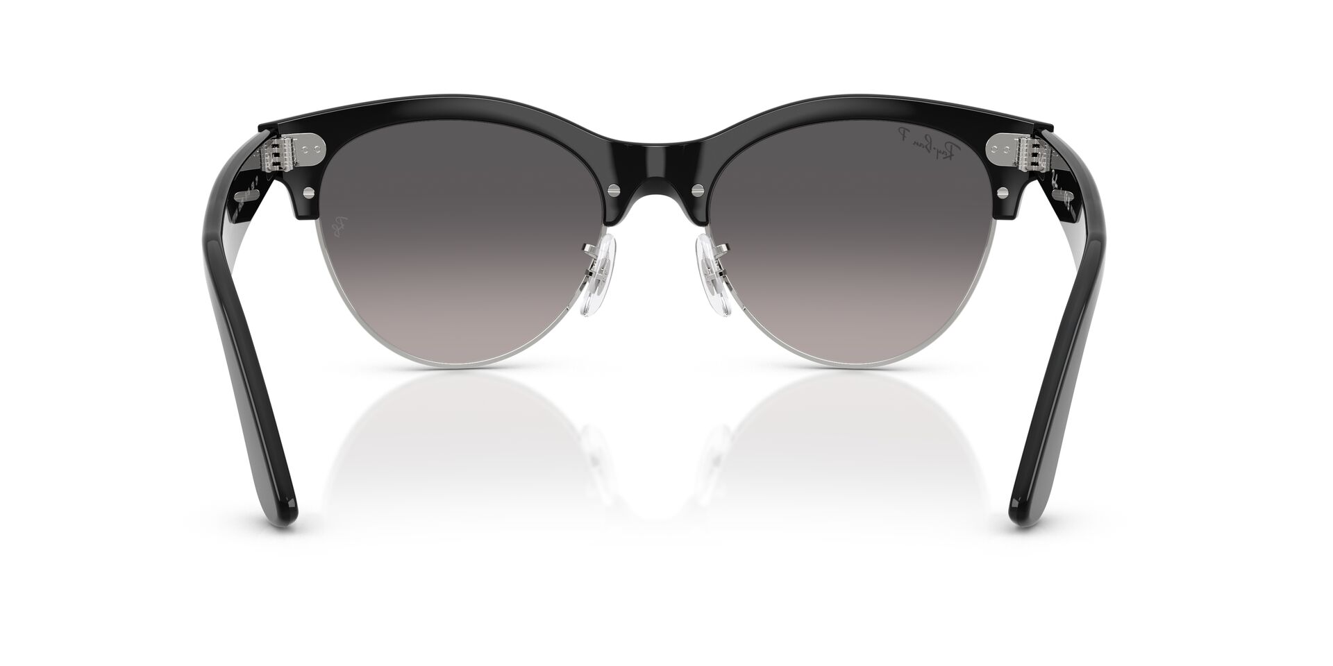 Ray-Ban napszemüveg  - CLUBMASTER WAY -  BLACK ON SILVER / GREY GRADIENT