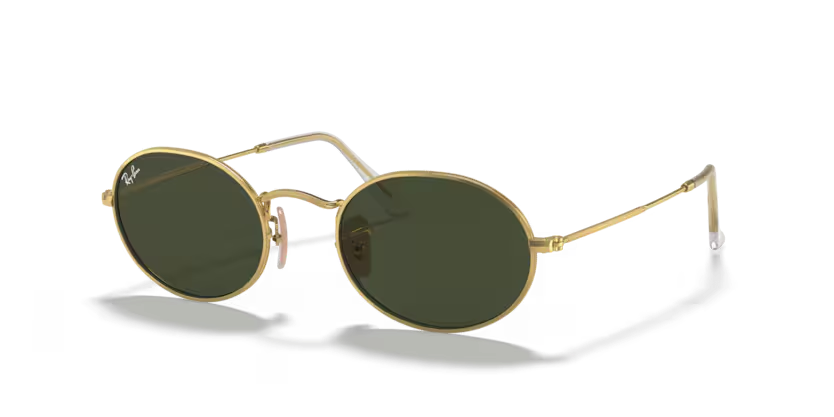 Ray-Ban napszemüveg - OVAL - Gold / Green