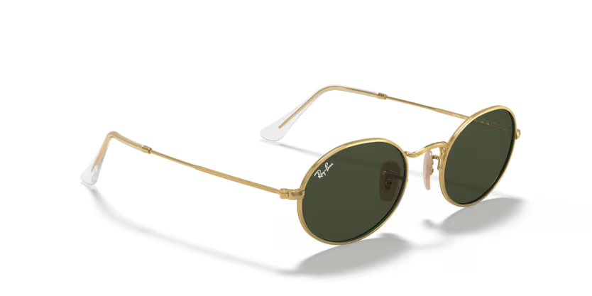 Ray-Ban napszemüveg - OVAL - Gold / Green