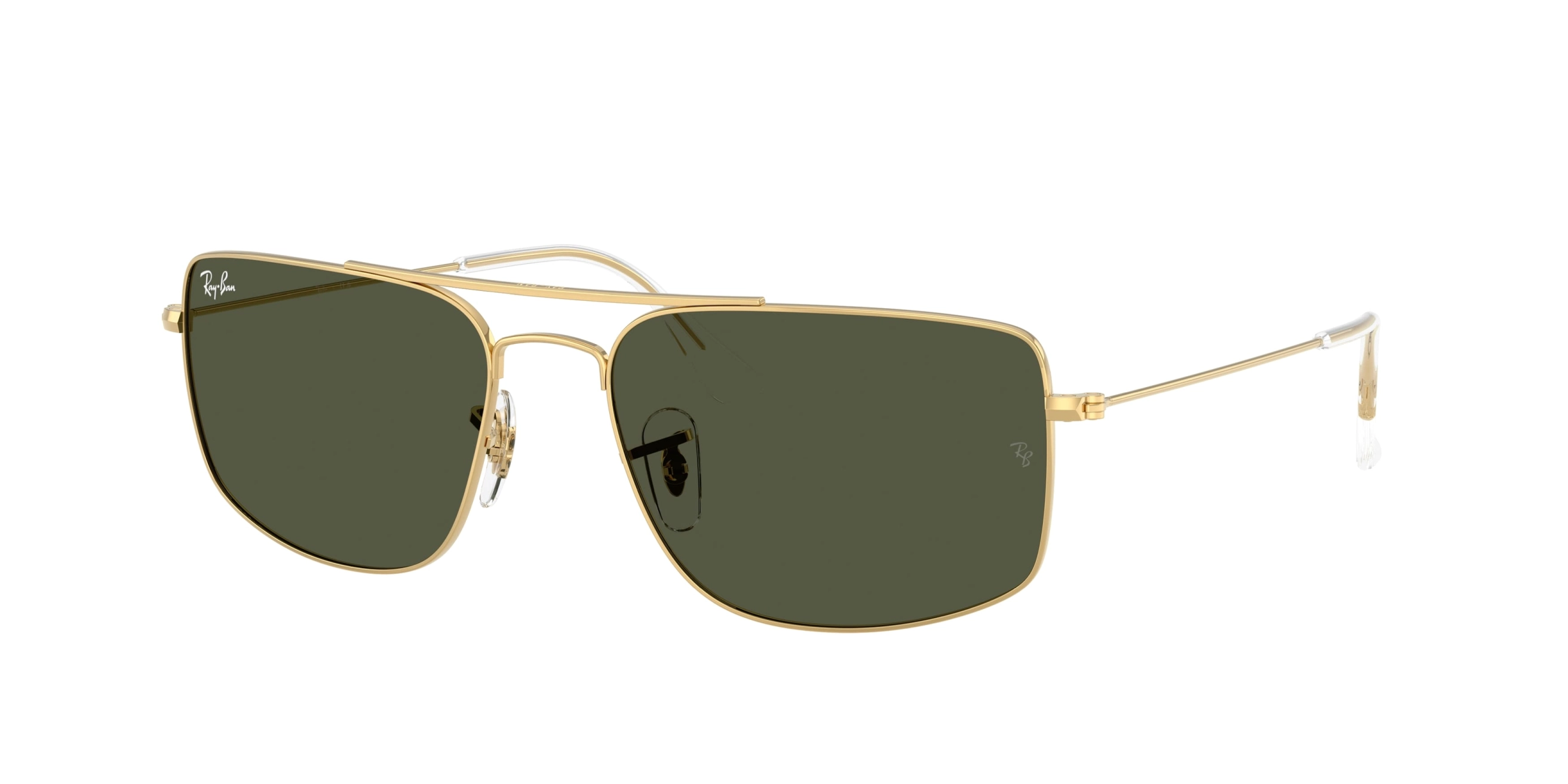 Ray-Ban napszemüveg - Explorer - Gold / Green